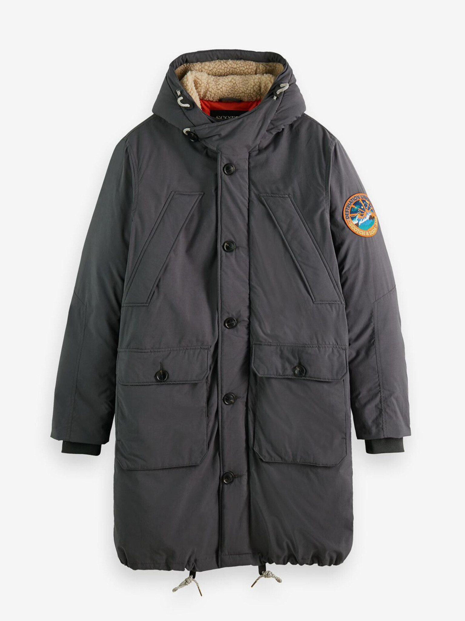 Scotch & Soda Parka Šedá - Pepit.sk