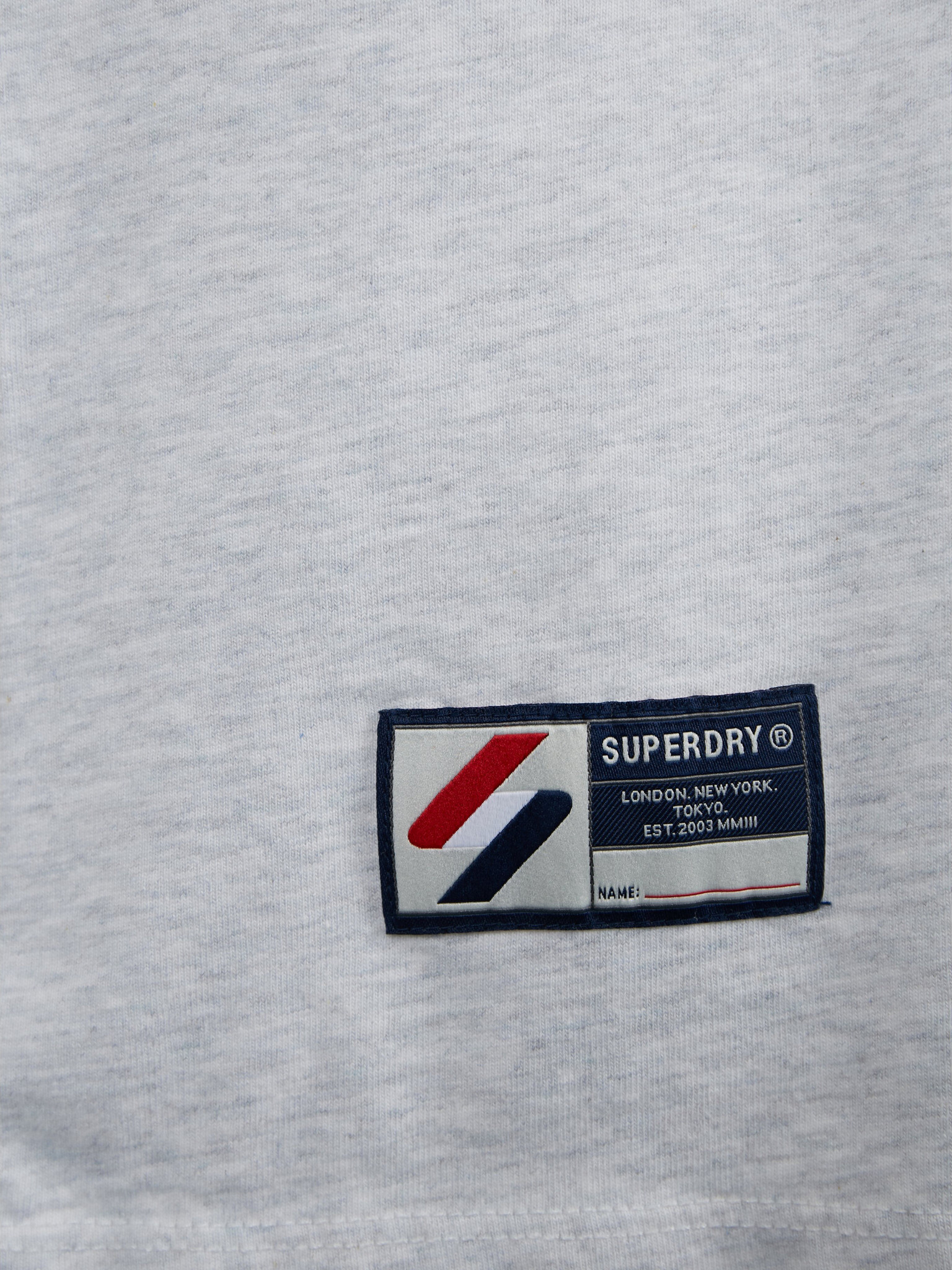 SuperDry Code T-Shirt Dress Šaty Šedá - Pepit.sk