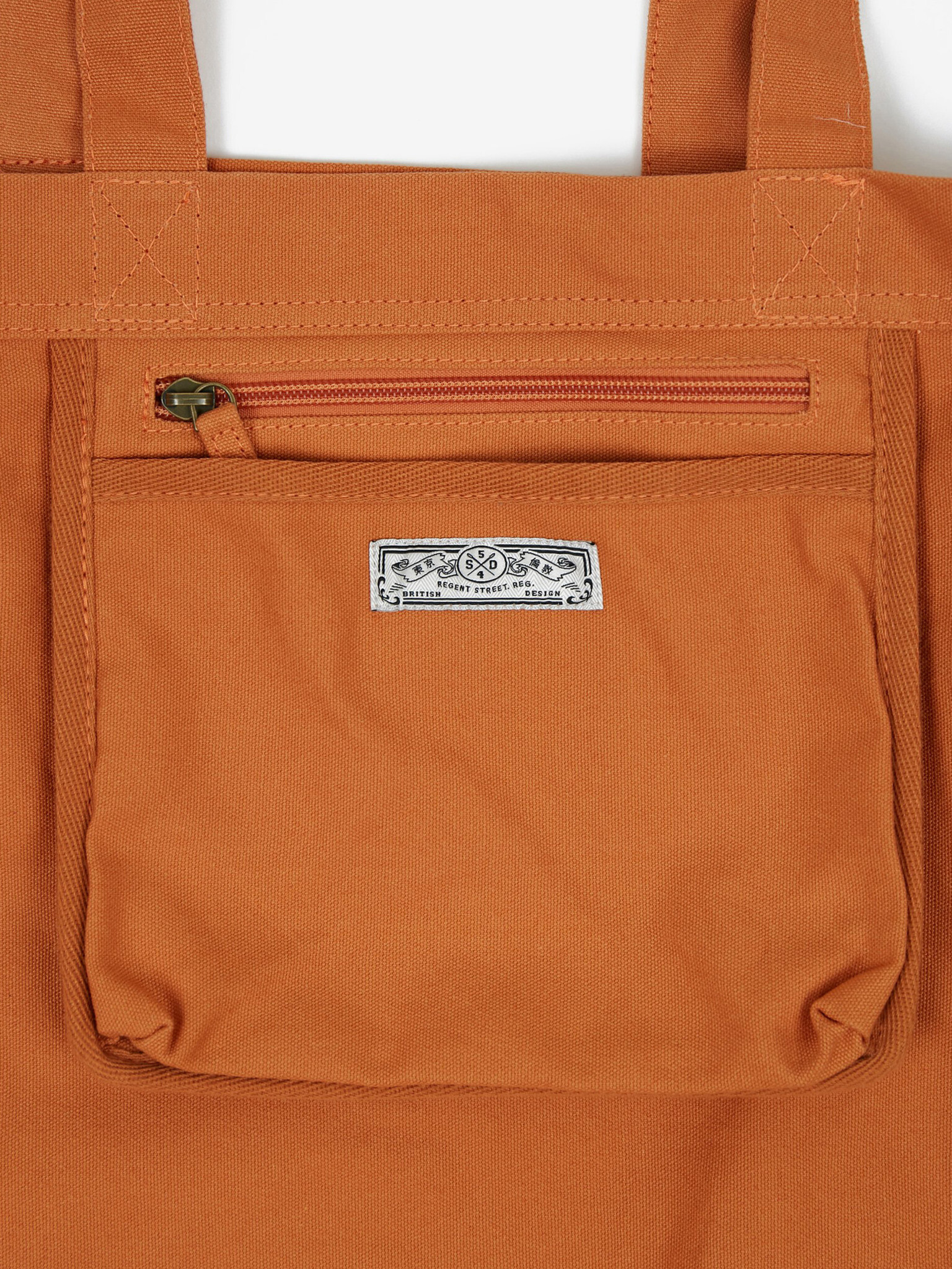 SuperDry Elsie Canvas Graphic Tote Kabelka Oranžová - Pepit.sk