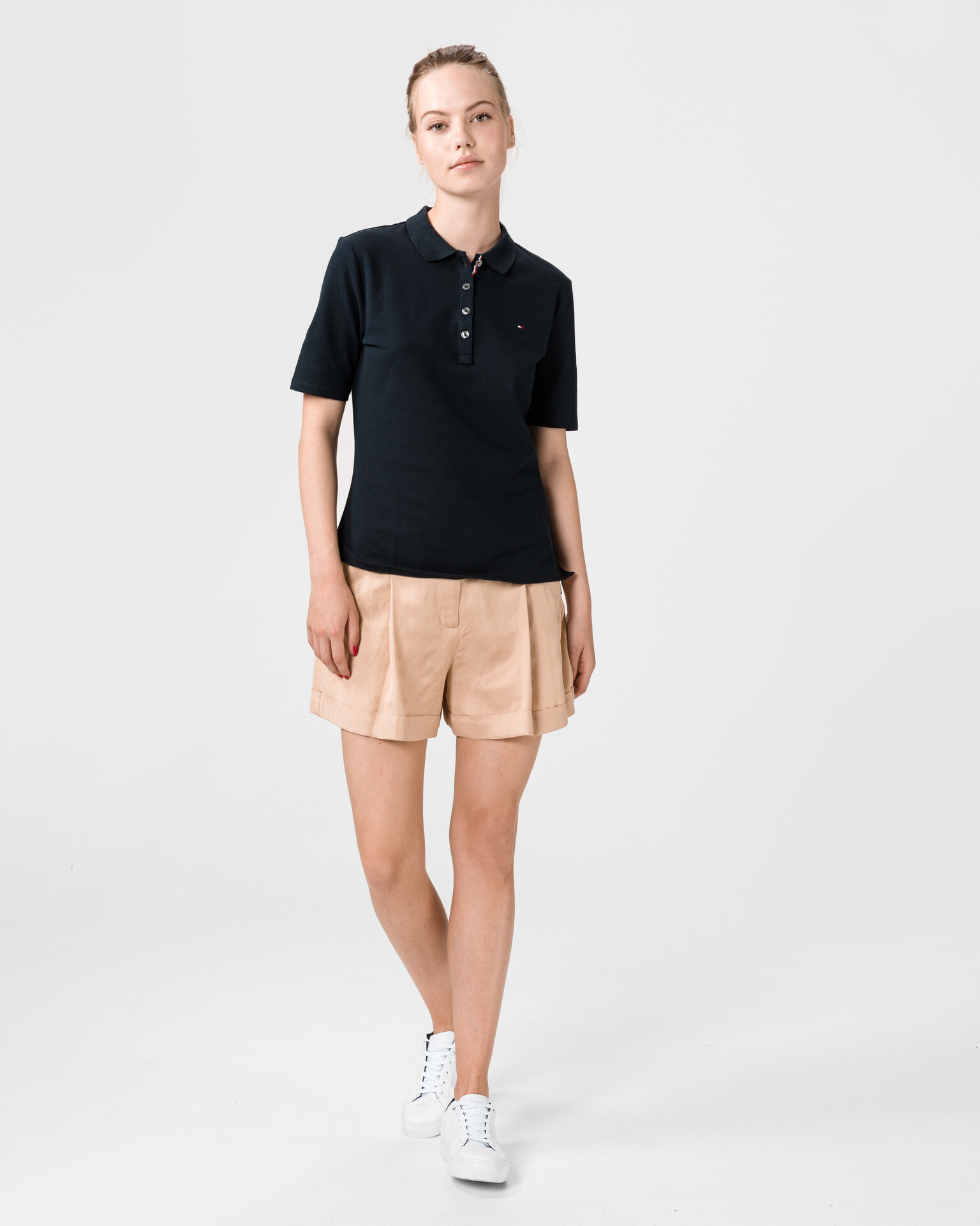 Tommy Hilfiger Essential Polo tričko Modrá - Pepit.sk