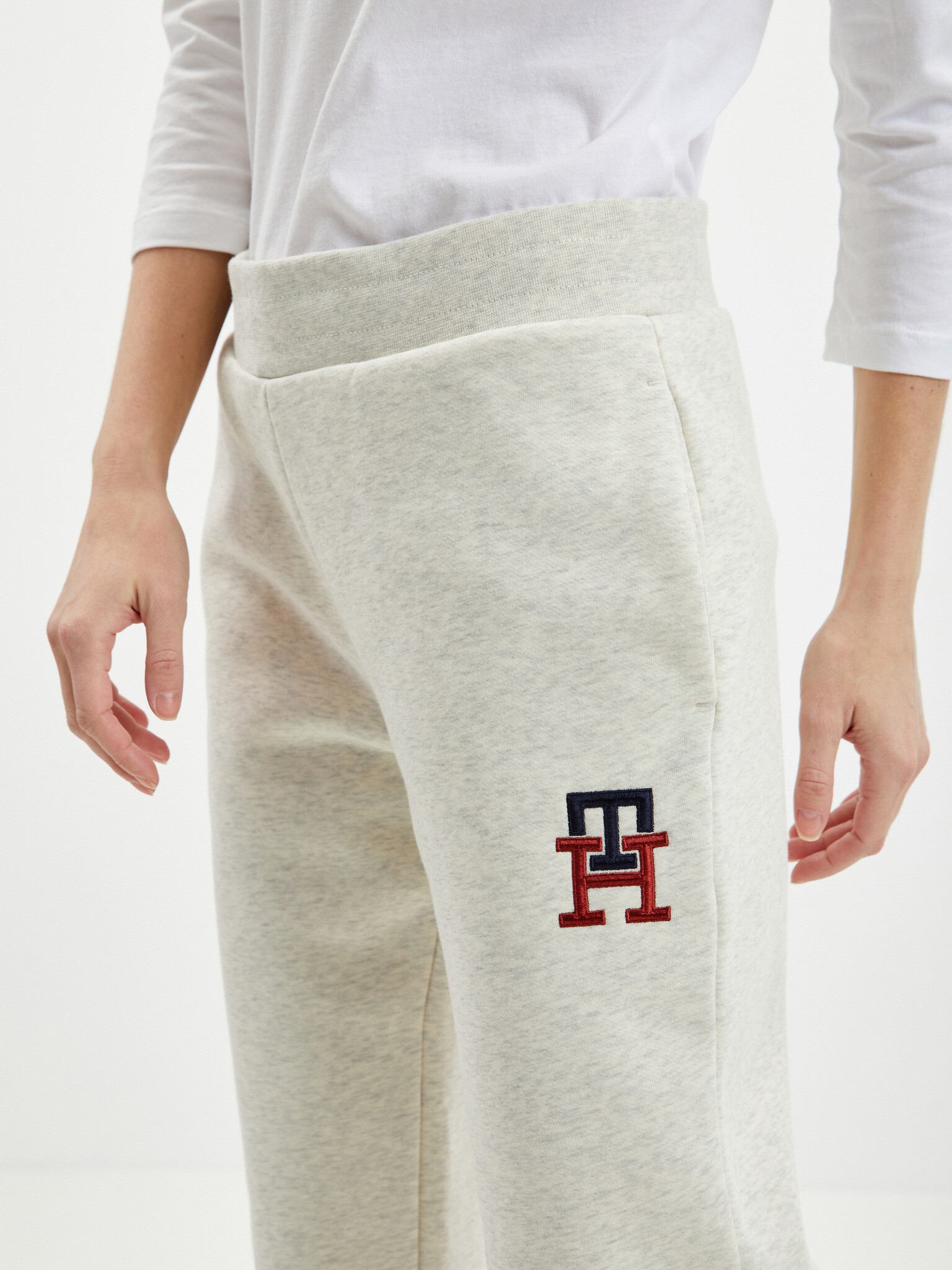 Tommy Hilfiger Monogram Tepláky Biela - Pepit.sk