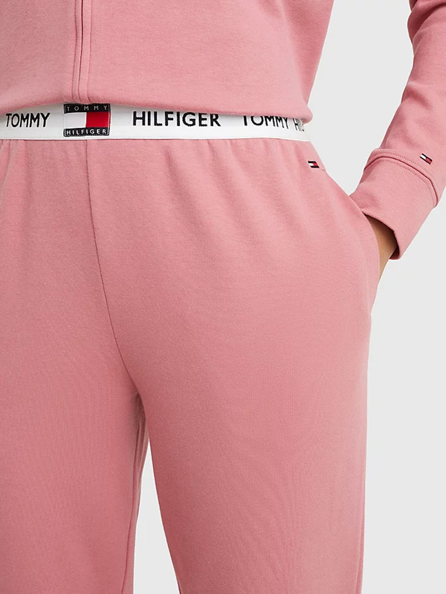 Tommy Hilfiger Tepláky Ružová - Pepit.sk