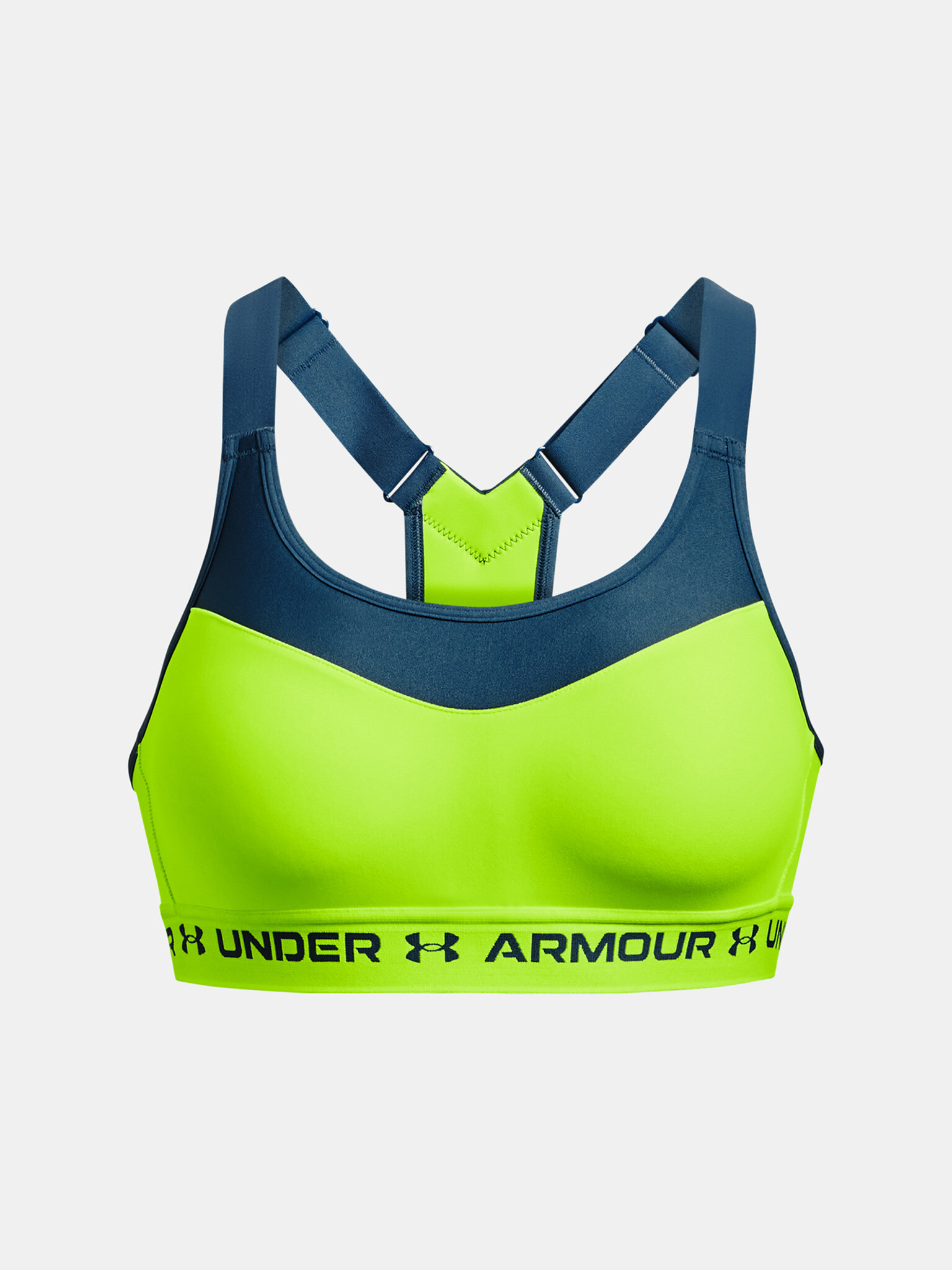 Under Armour Armour High Crossback Podprsenka Zelená - Pepit.sk