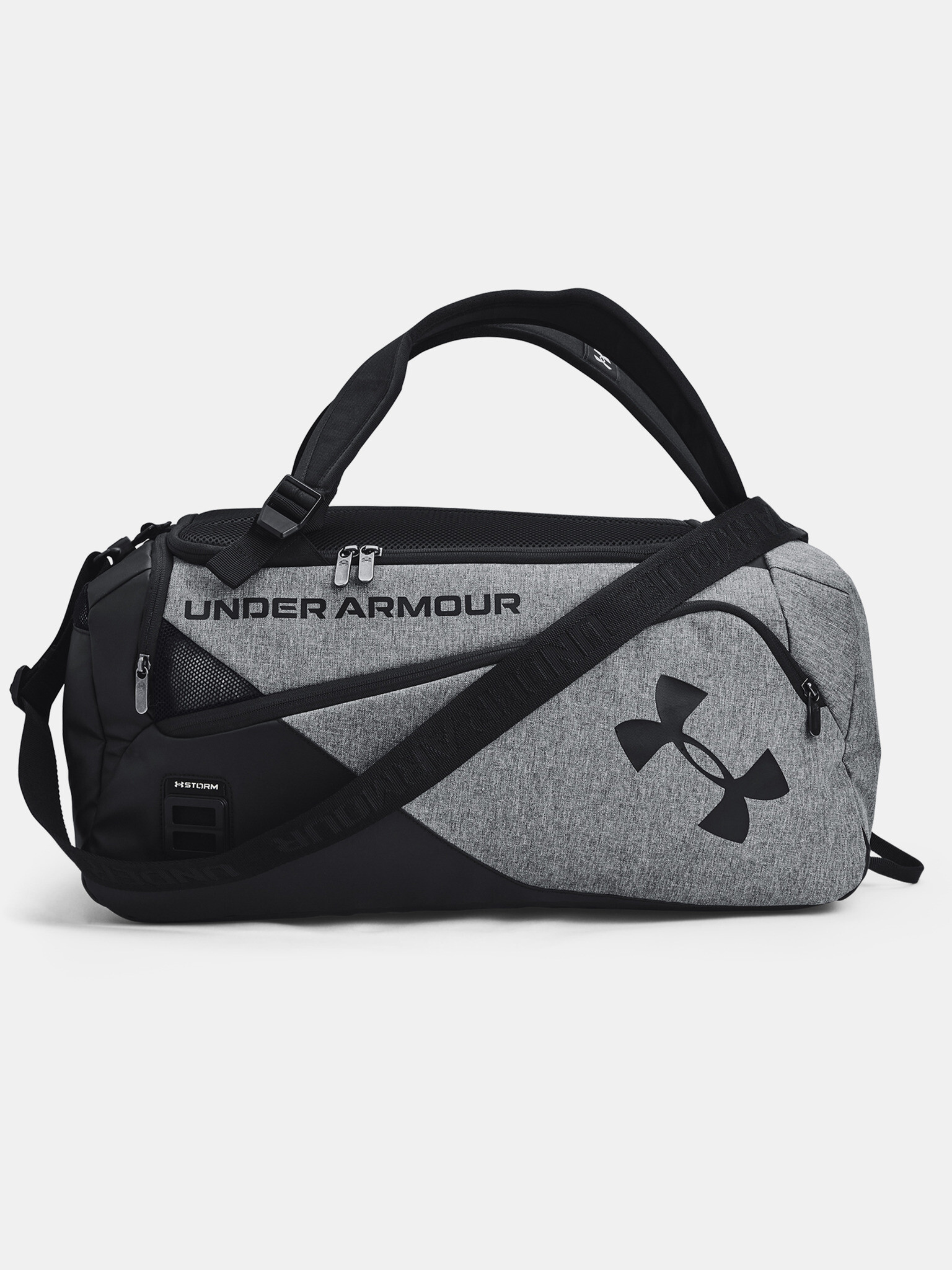 Under Armour Contain Duo SM Duffle Taška Šedá - Pepit.sk