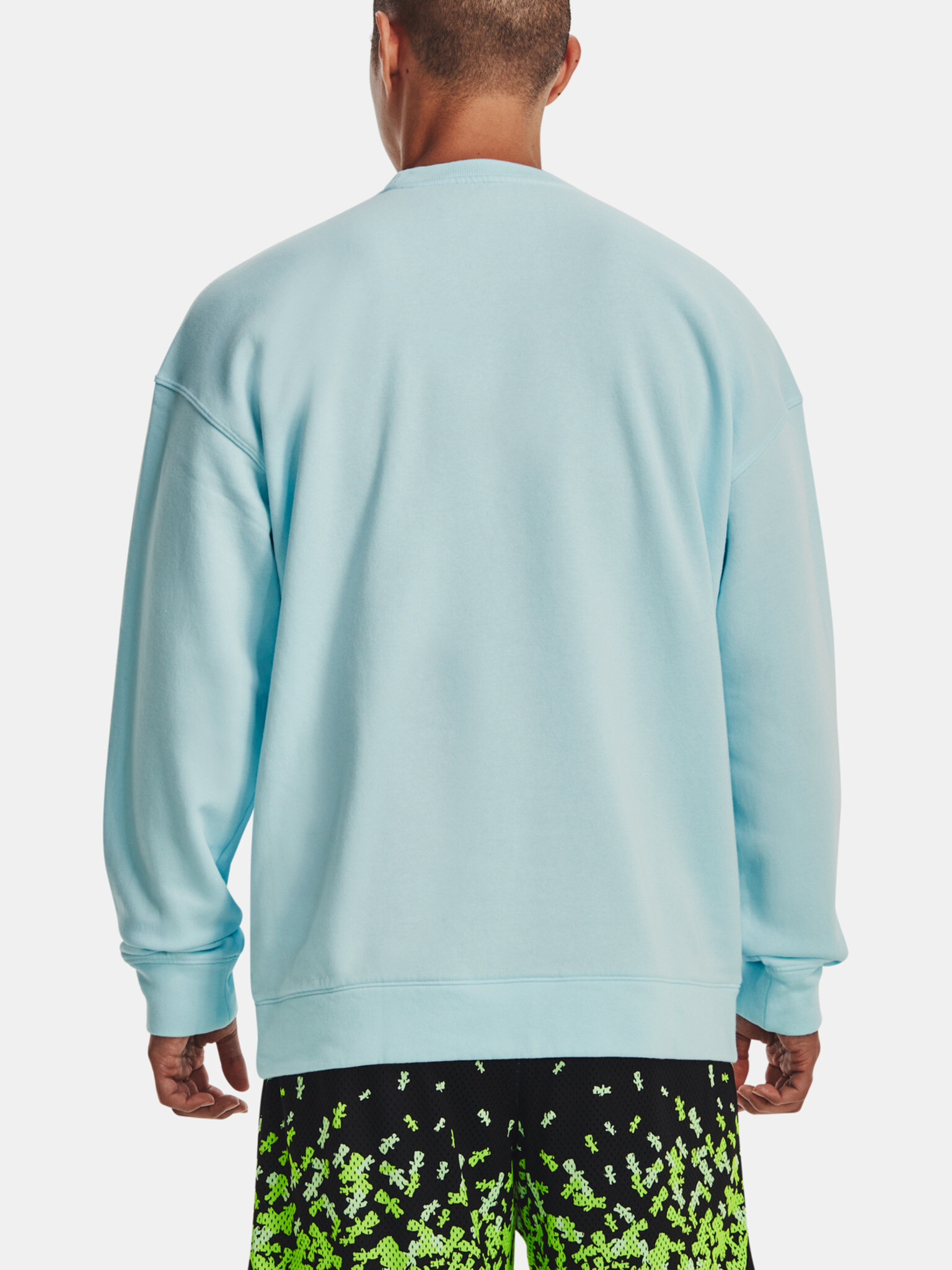 Under Armour Curry Collab Crewneck Mikina Modrá - Pepit.sk