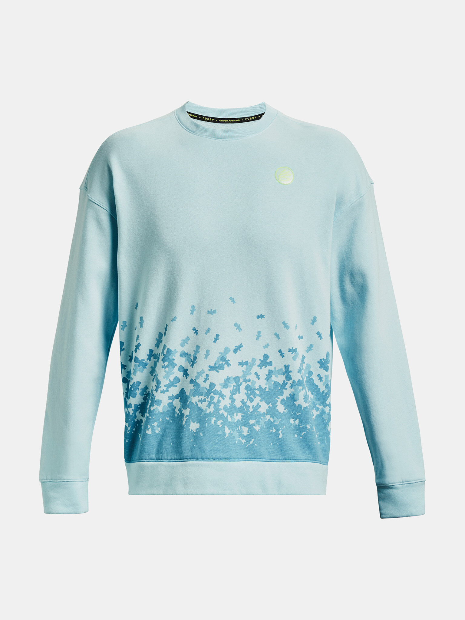 Under Armour Curry Collab Crewneck Mikina Modrá - Pepit.sk