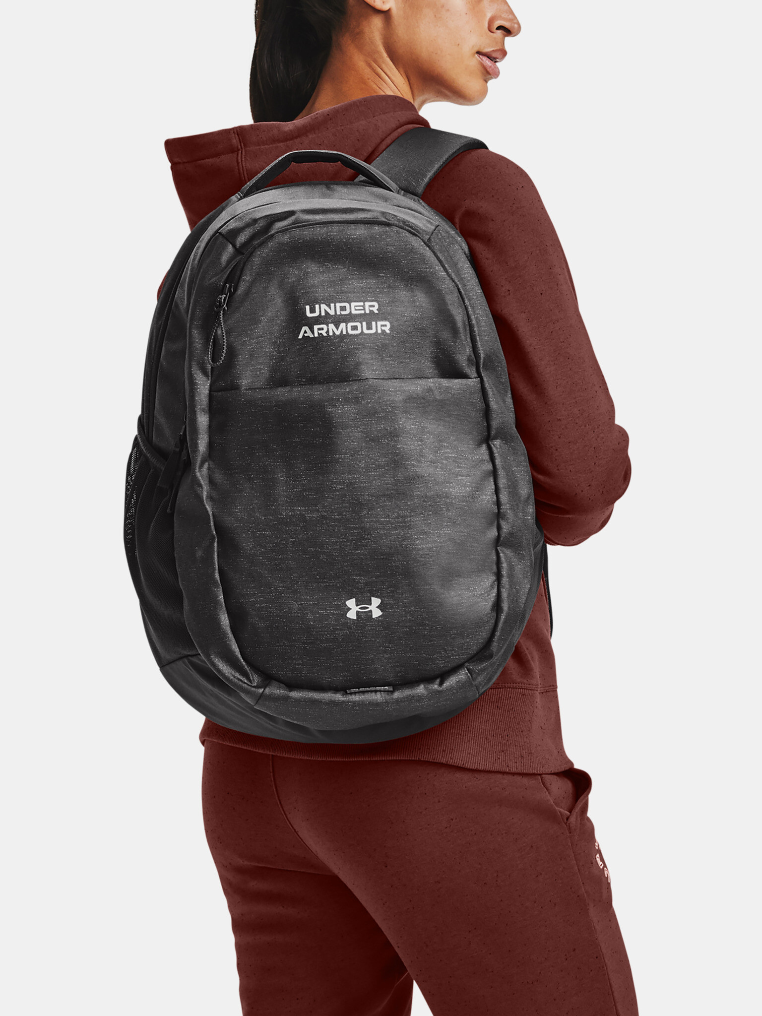 Under Armour Hustle Signature Backpack Batoh Šedá - Pepit.sk