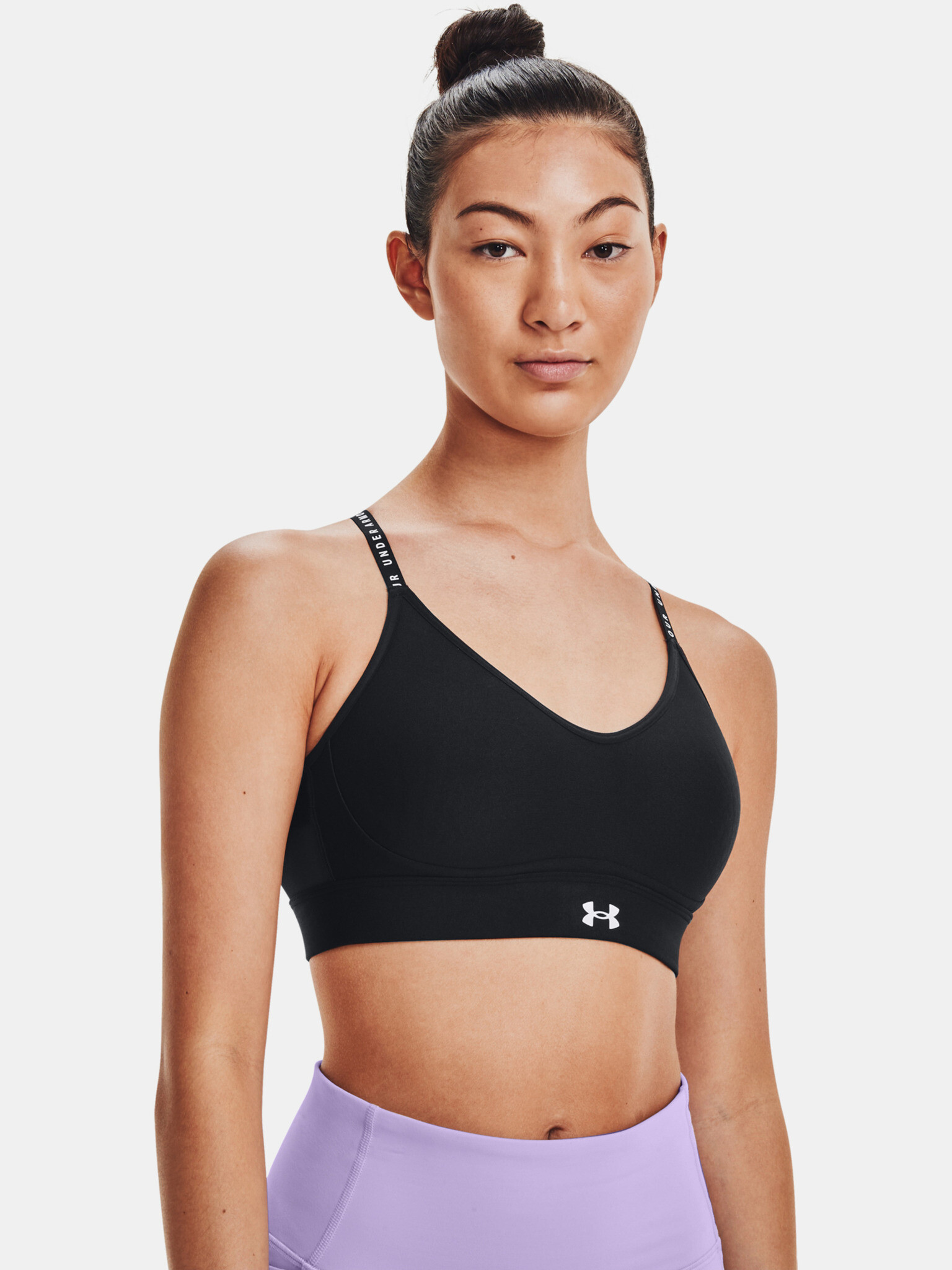 Under Armour Infinity Covered Low Športová podprsenka Čierna - Pepit.sk