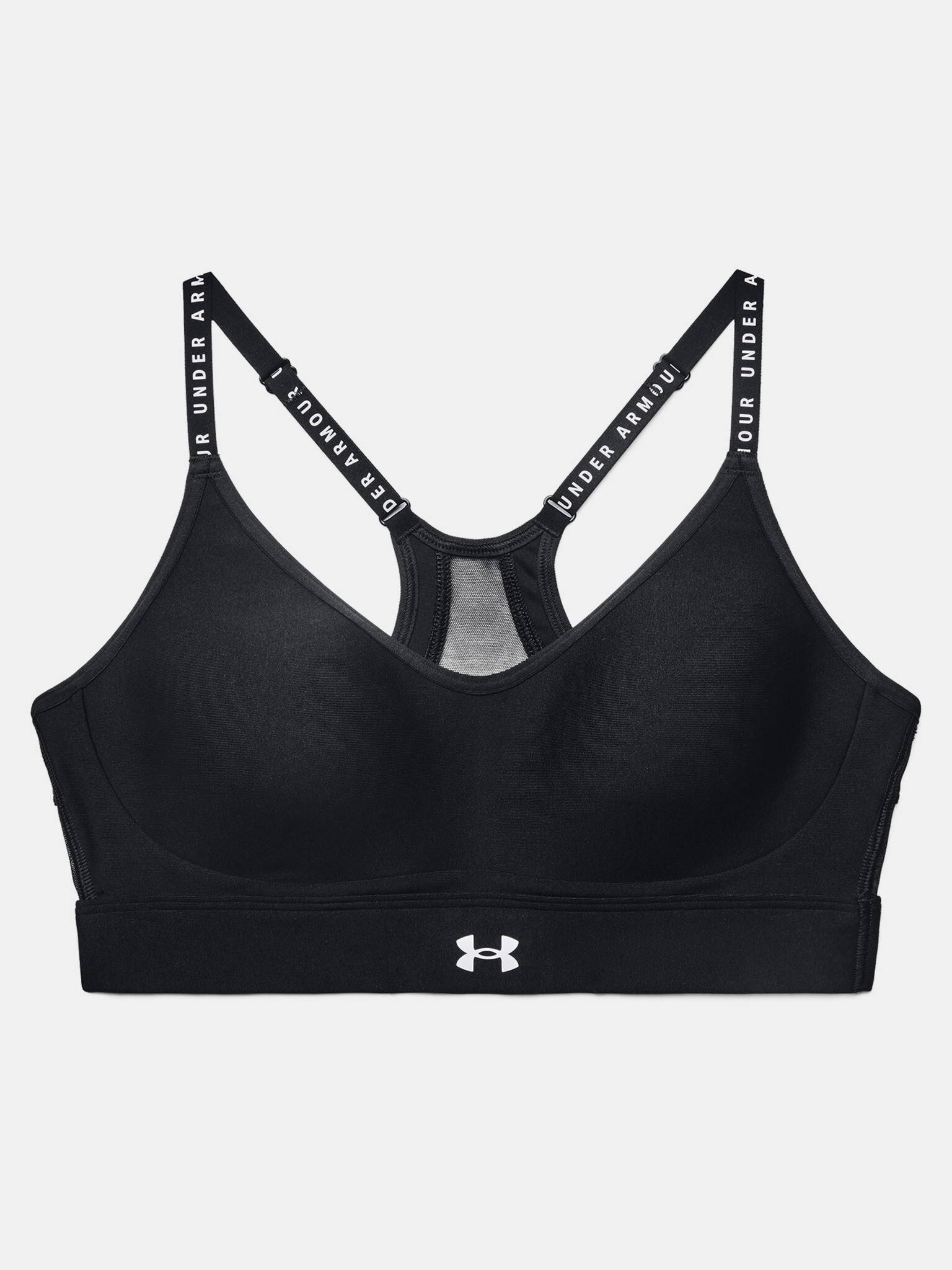 Under Armour Infinity Covered Low Športová podprsenka Čierna - Pepit.sk