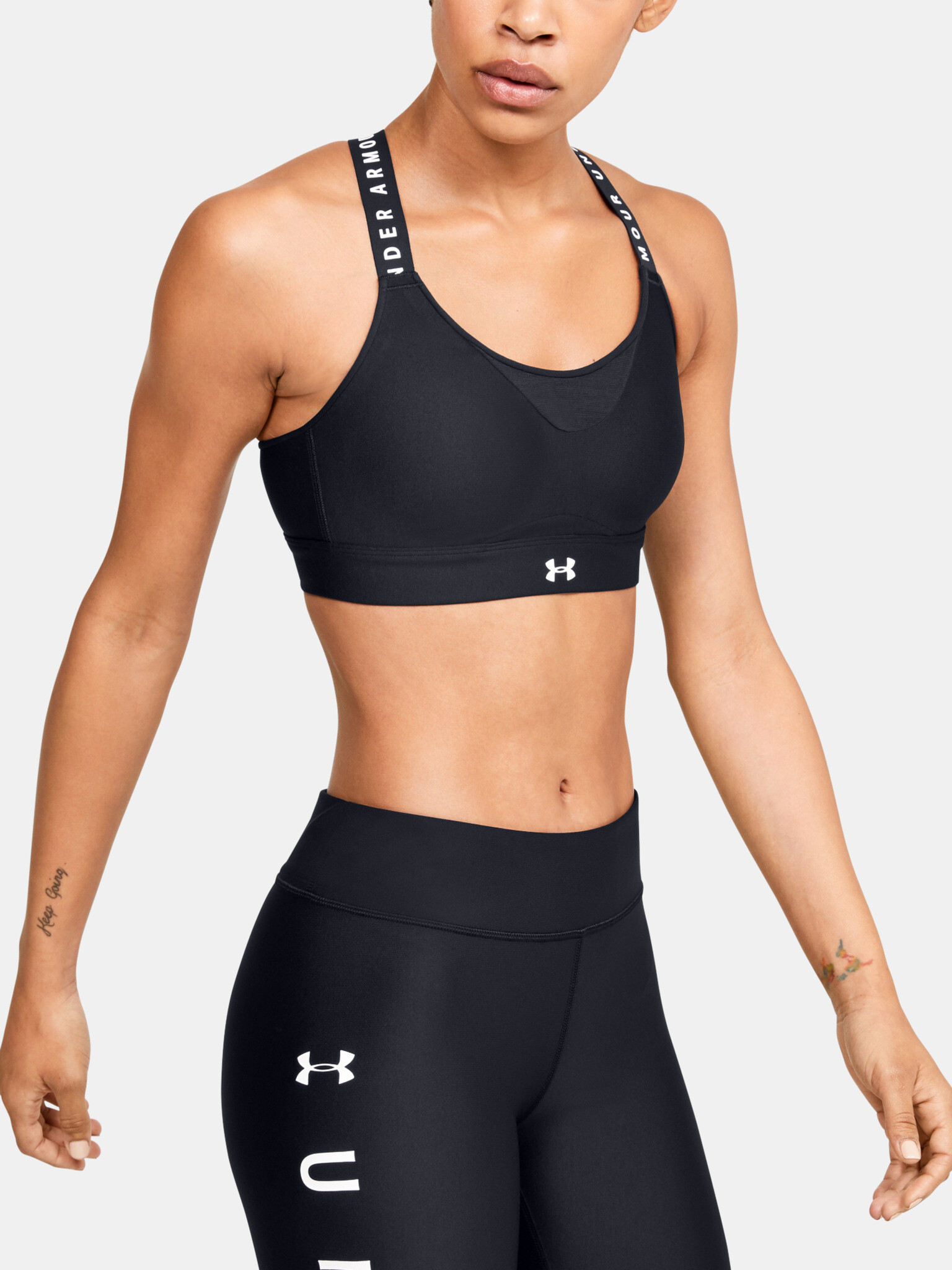 Under Armour Infinity High Športová podprsenka Čierna - Pepit.sk