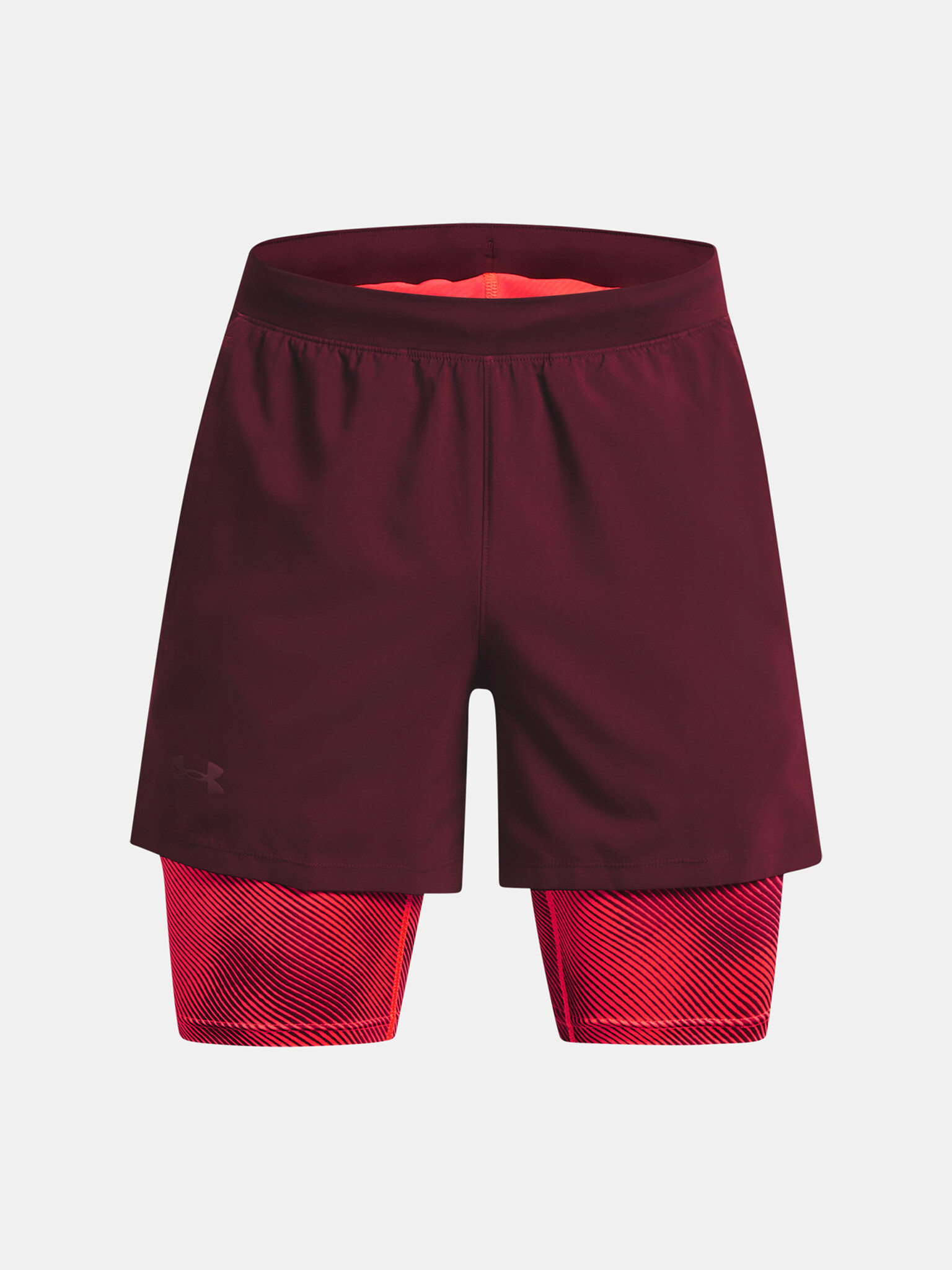 Under Armour Launch 5'' 2-IN-1 Kraťasy Červená - Pepit.sk