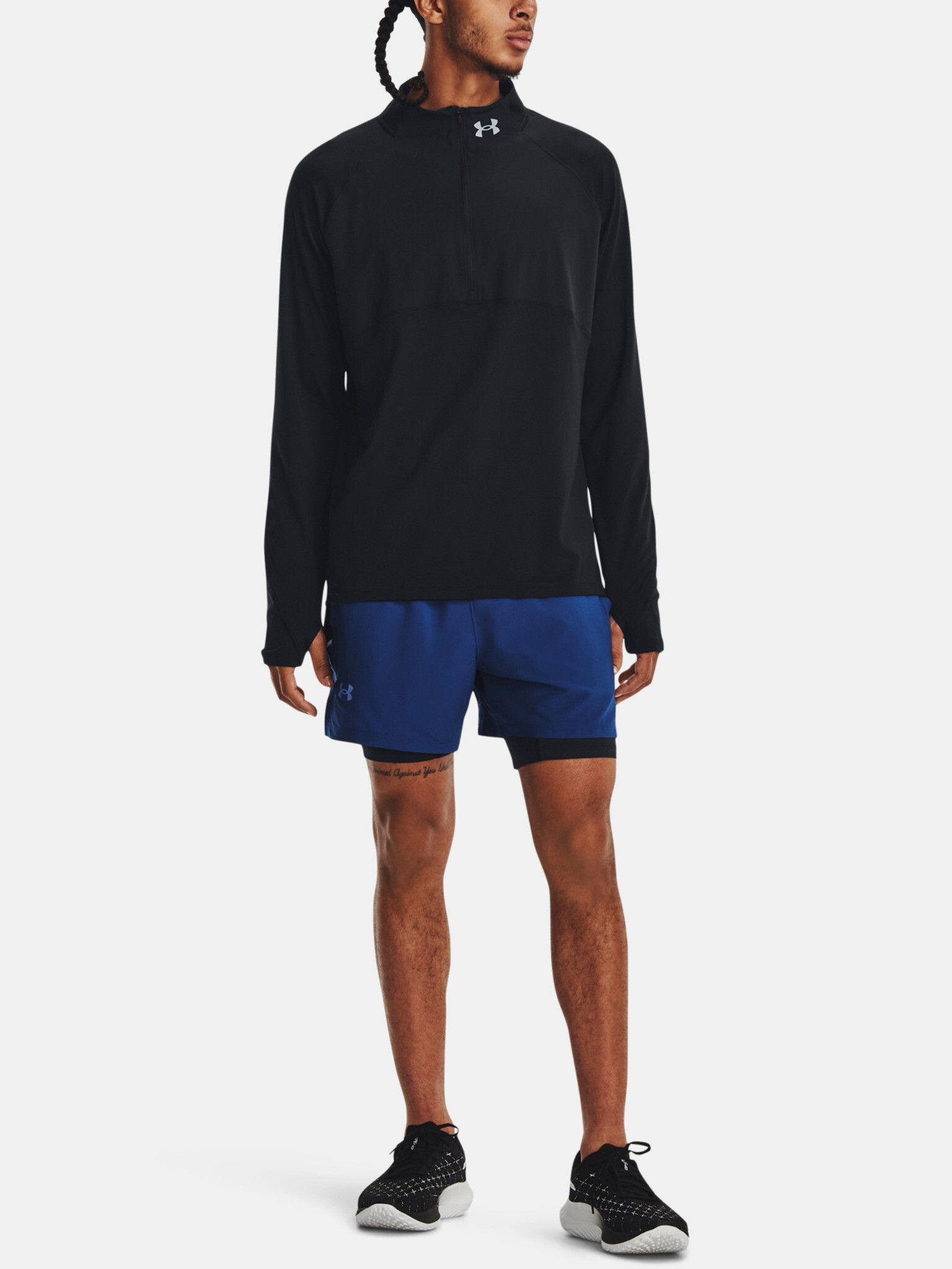 Under Armour LAUNCH ELITE 2in1 5'' SHORT Kraťasy Modrá - Pepit.sk