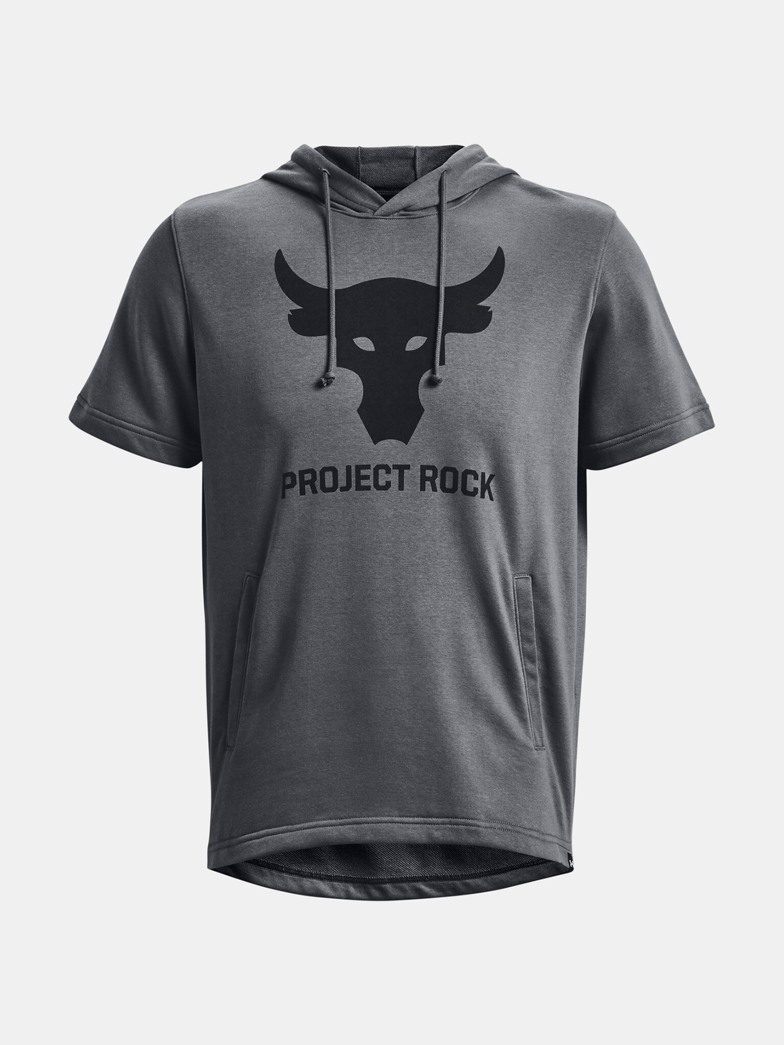 Under Armour Project Rock Terry SS HD Mikina Šedá - Pepit.sk