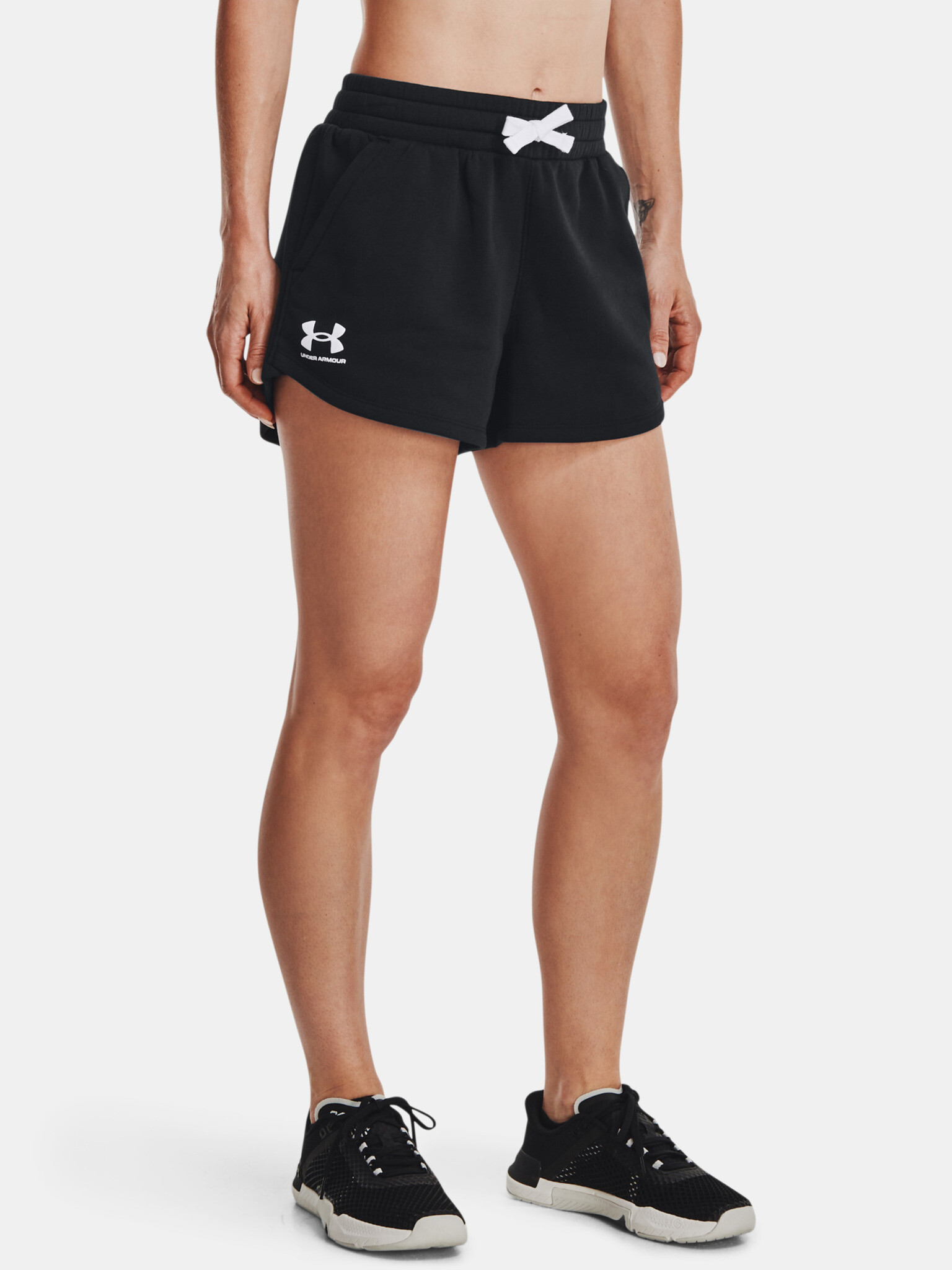 Under Armour Rival Fleece Šortky Čierna - Pepit.sk