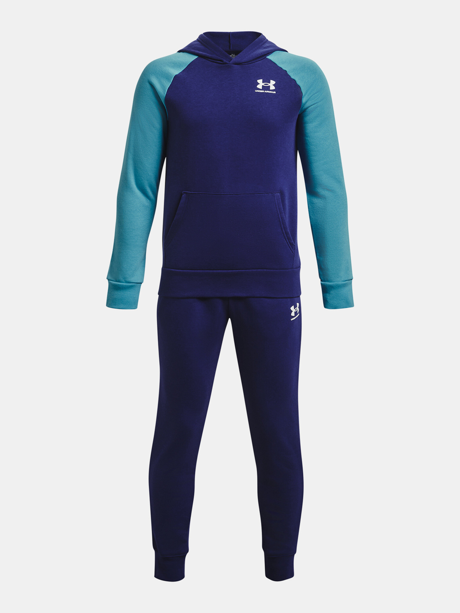 Under Armour Rival Fleece Tepláková súprava detská Modrá - Pepit.sk