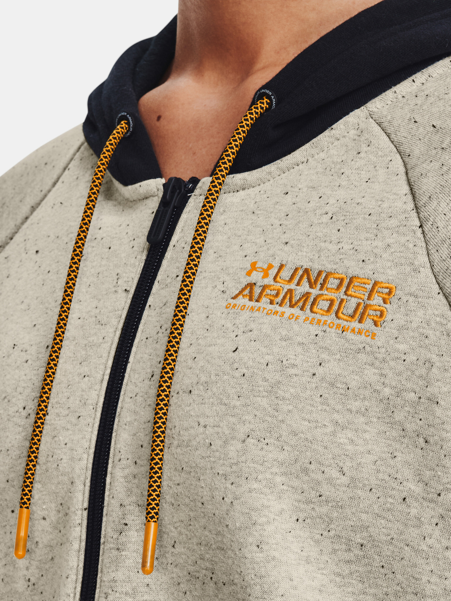 Under Armour Rival FZ Hoodie Mikina Béžová - Pepit.sk