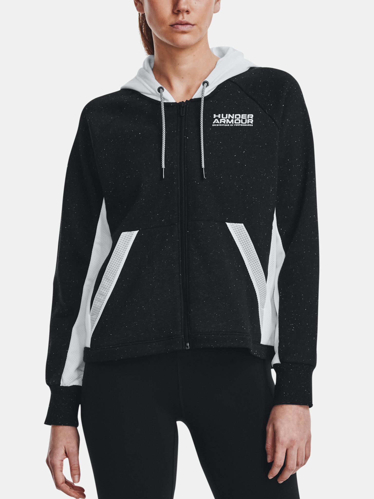 Under Armour Rival FZ Hoodie Mikina Čierna - Pepit.sk