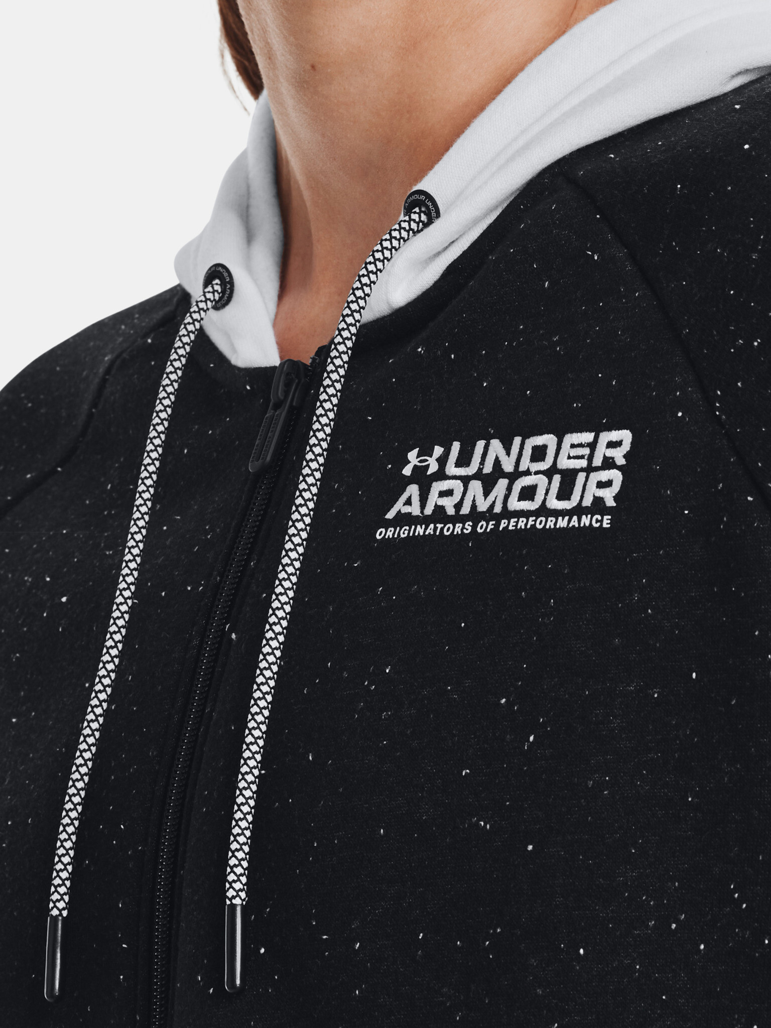 Under Armour Rival FZ Hoodie Mikina Čierna - Pepit.sk