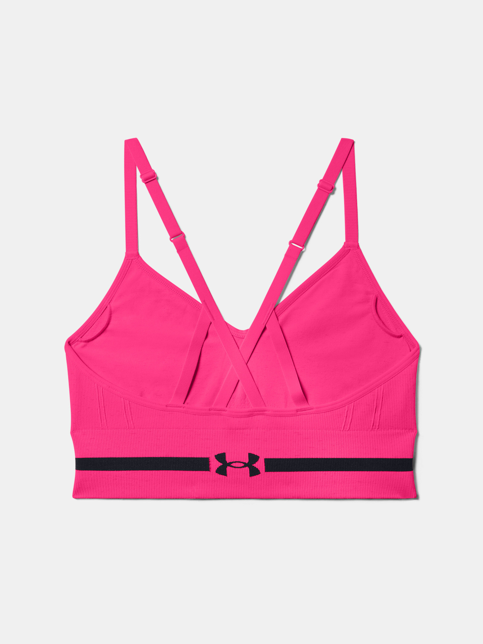 Under Armour Seamless Low Long Htr Športová podprsenka Ružová - Pepit.sk