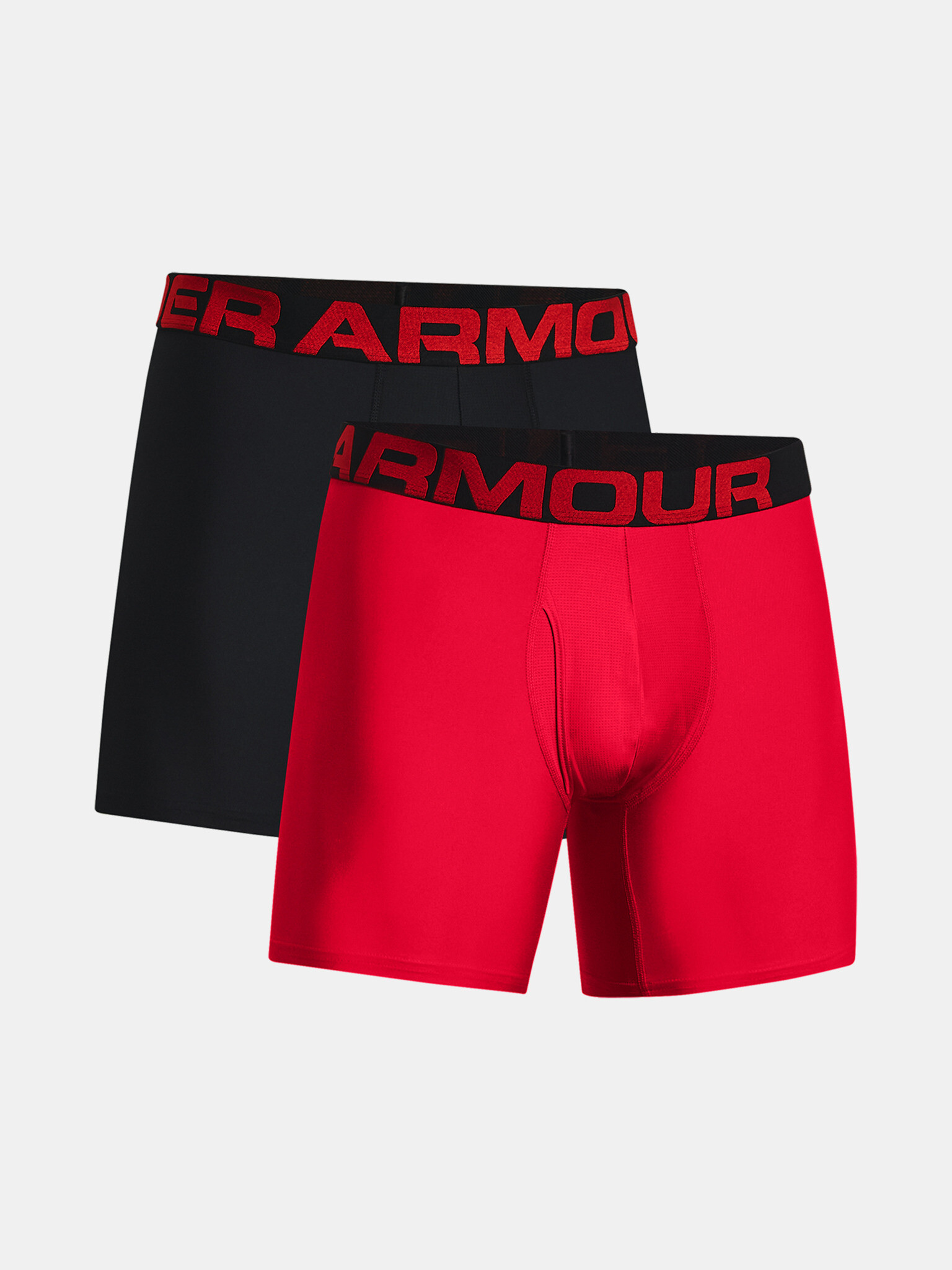 Under Armour Tech 6in Boxerky 2 ks Červená - Pepit.sk