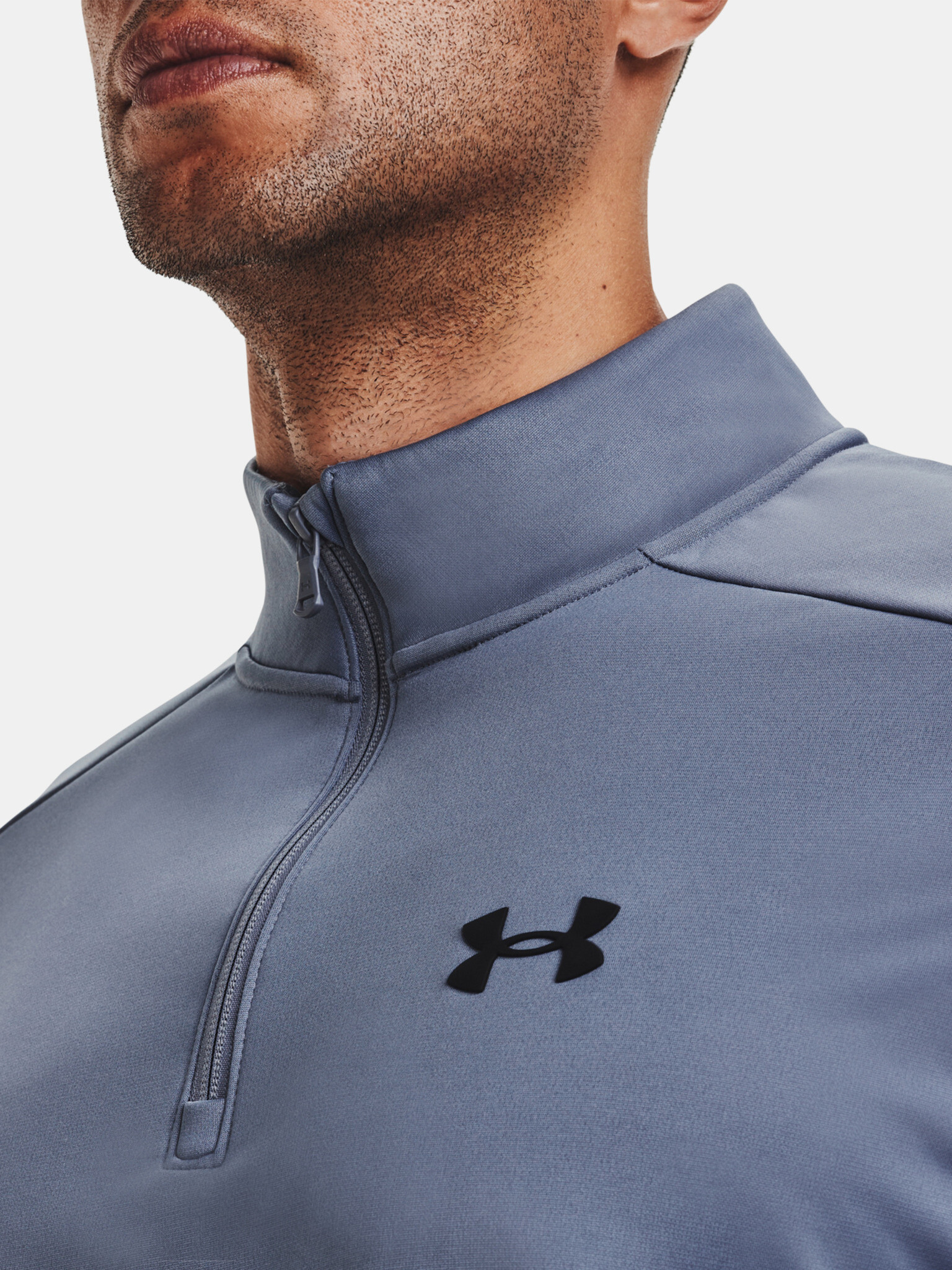 Under Armour UA Armour Fleece 1/4 Zip Mikina Fialová - Pepit.sk