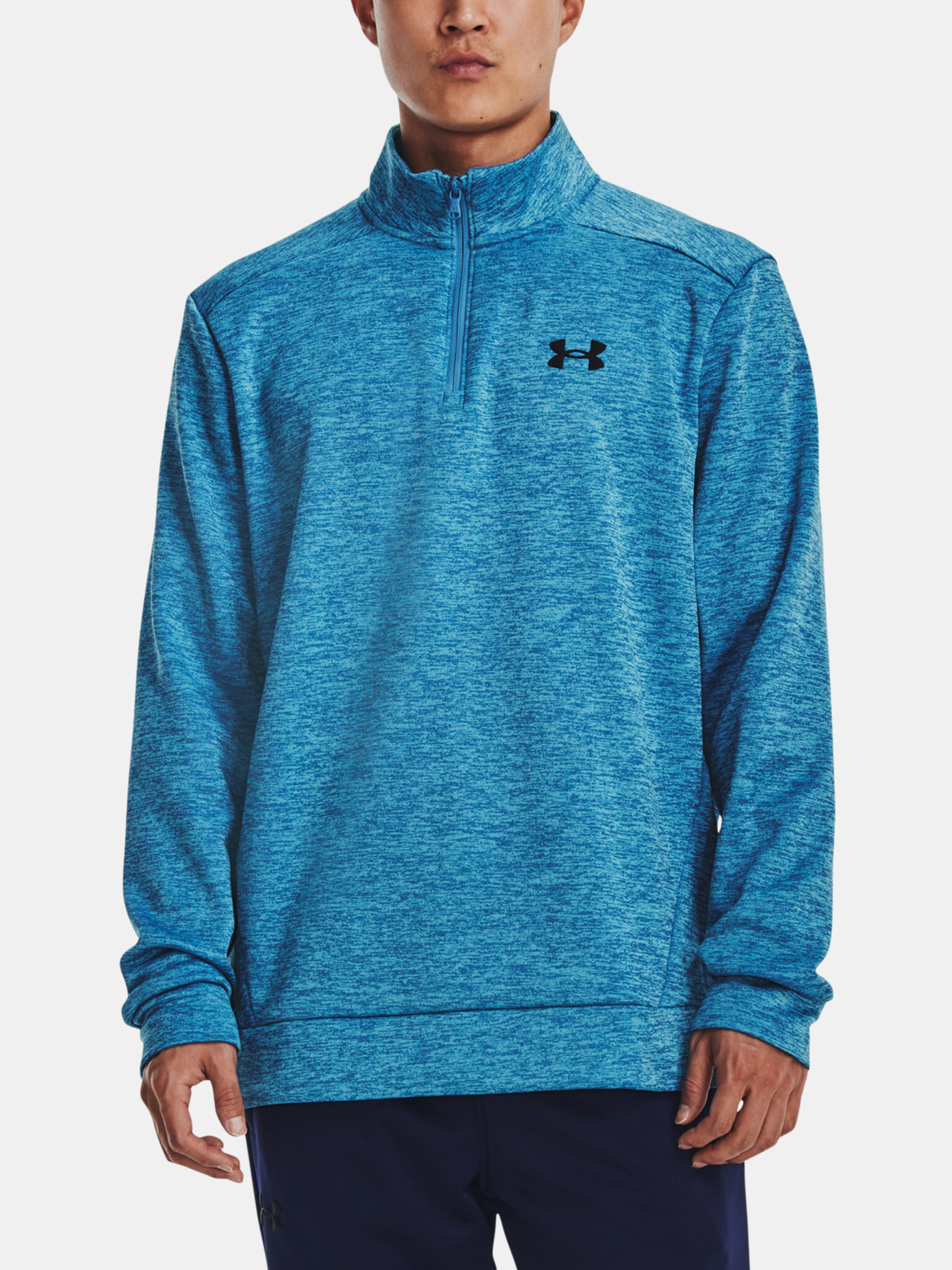 Under Armour UA Armour Fleece 1/4 Zip Mikina Modrá - Pepit.sk