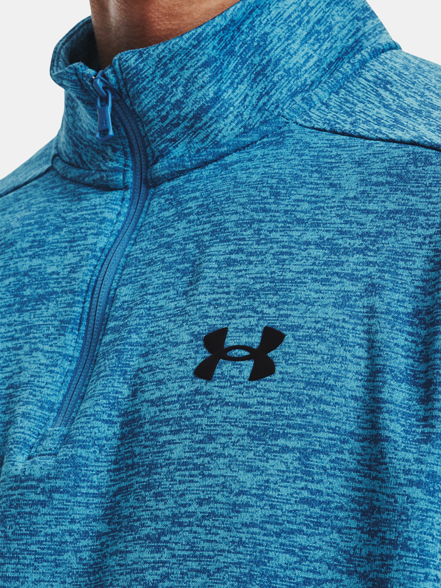 Under Armour UA Armour Fleece 1/4 Zip Mikina Modrá - Pepit.sk