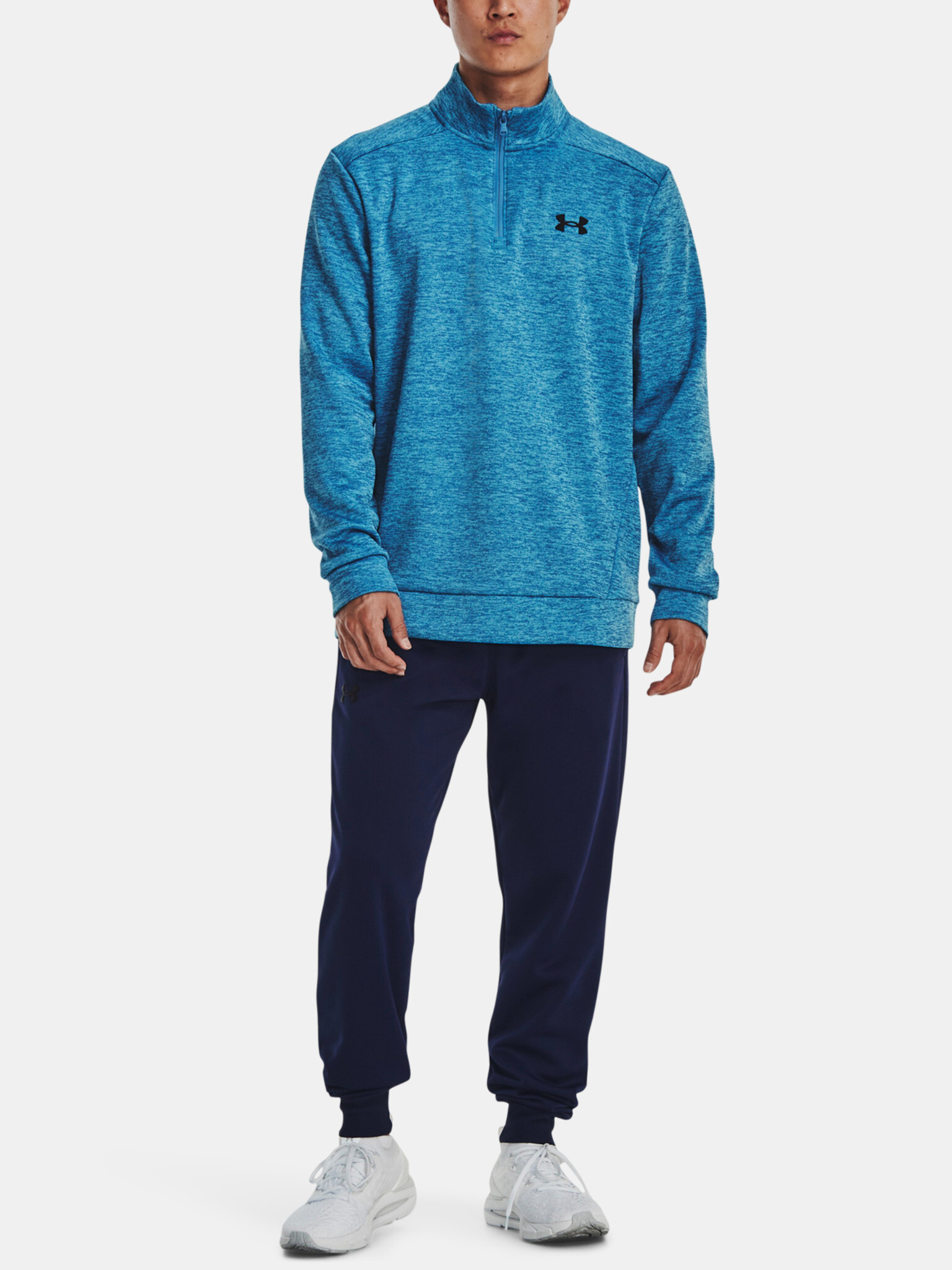 Under Armour UA Armour Fleece 1/4 Zip Mikina Modrá - Pepit.sk