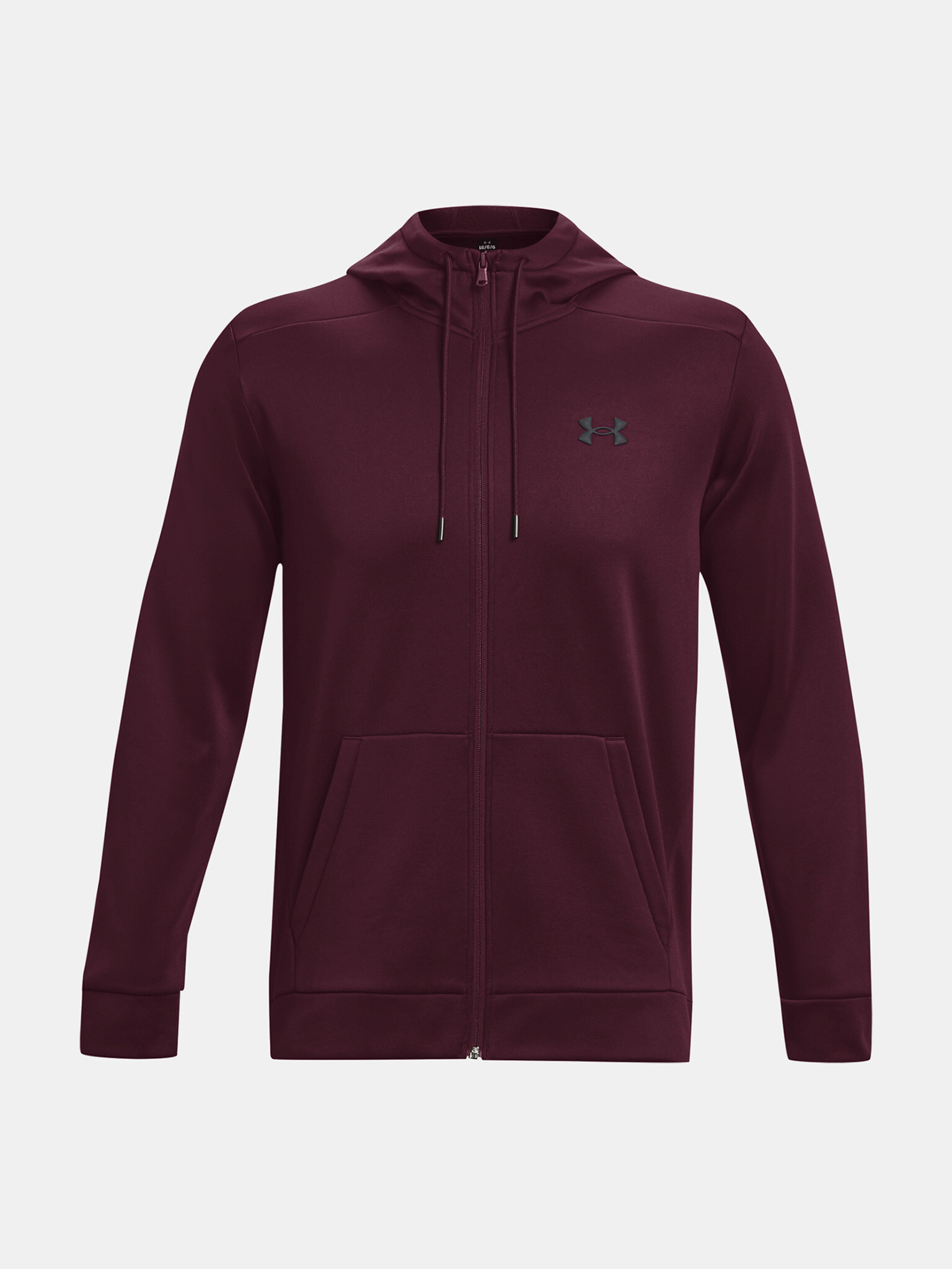 Under Armour UA Armour Fleece FZ Mikina Červená - Pepit.sk