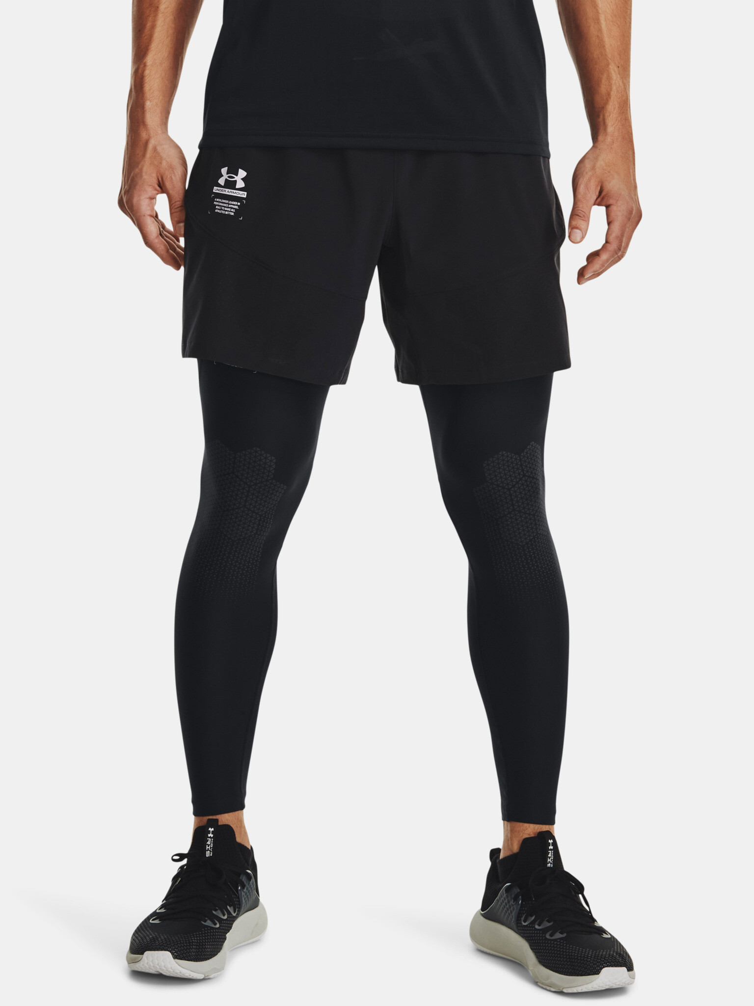 Under Armour UA Armourprint Woven Kraťasy Čierna - Pepit.sk