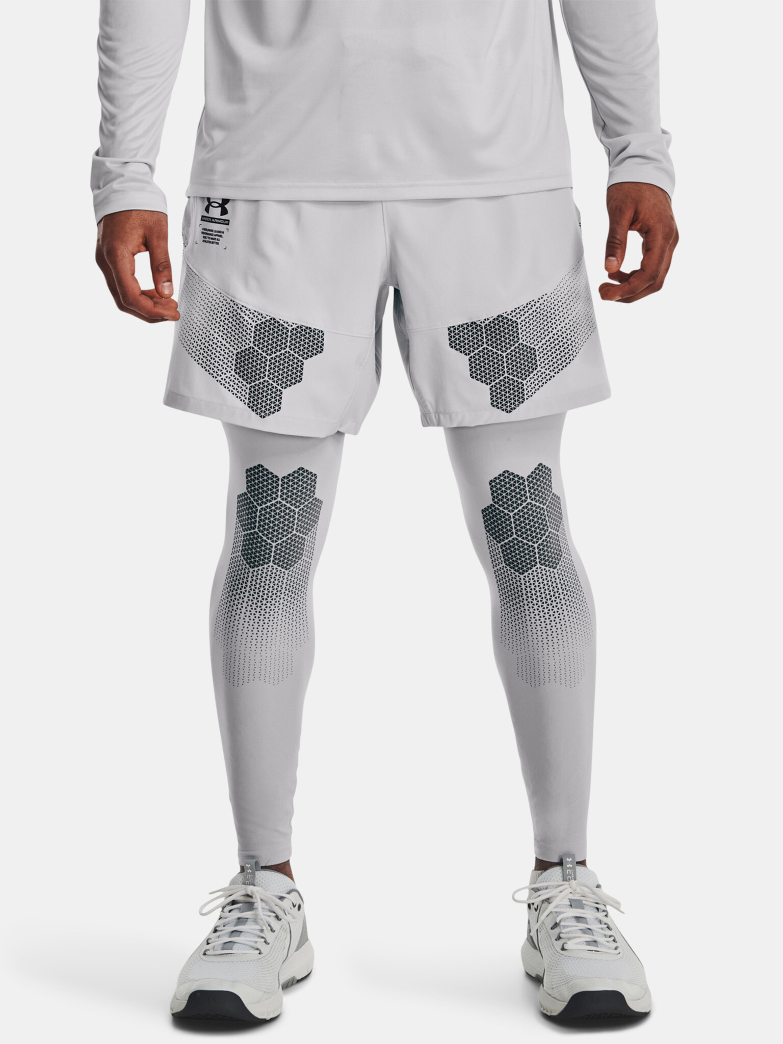 Under Armour UA Armourprint Woven Kraťasy Šedá - Pepit.sk