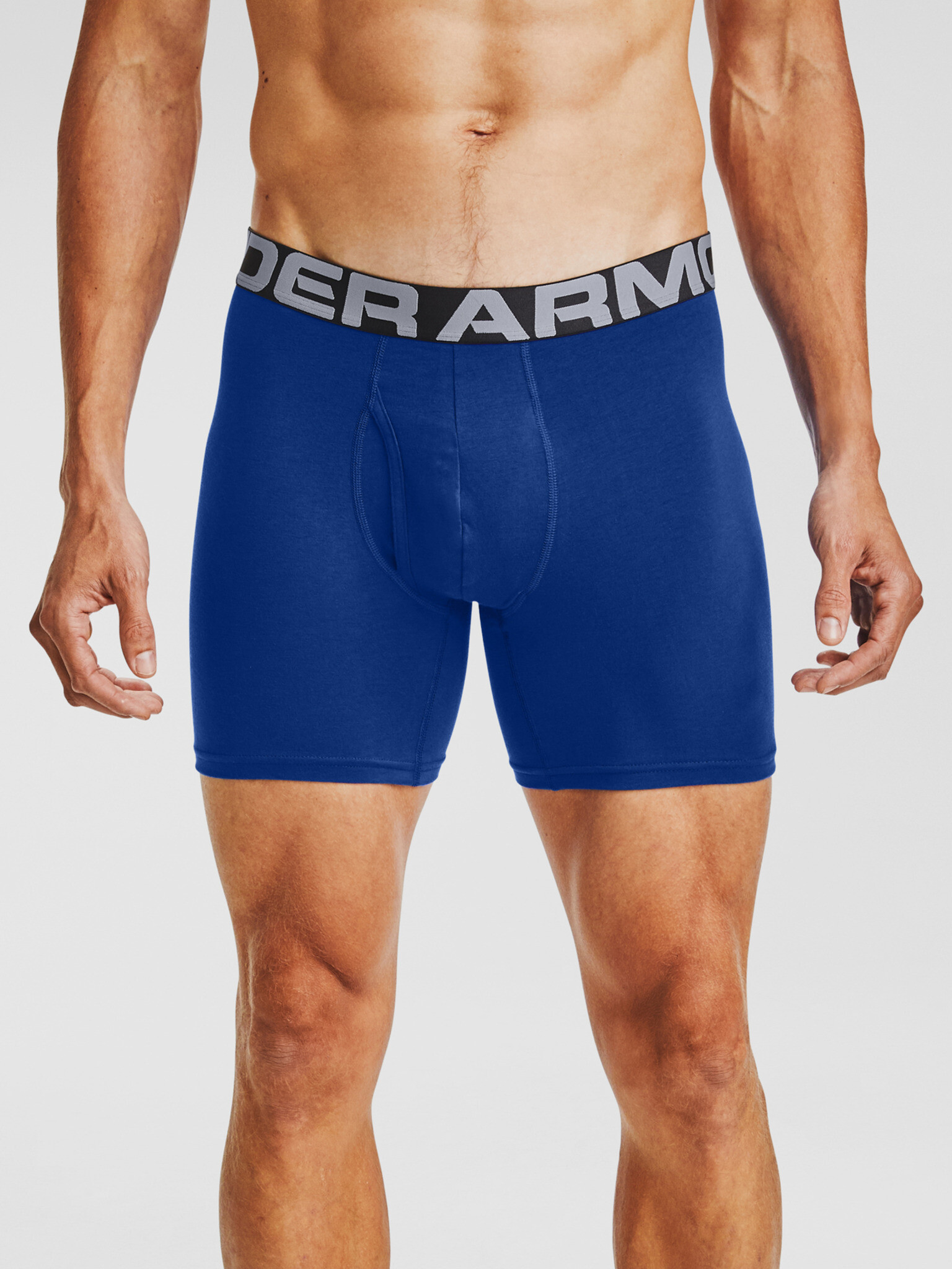 Under Armour UA Charged Cotton 6in Boxerky 3 ks Čierna - Pepit.sk