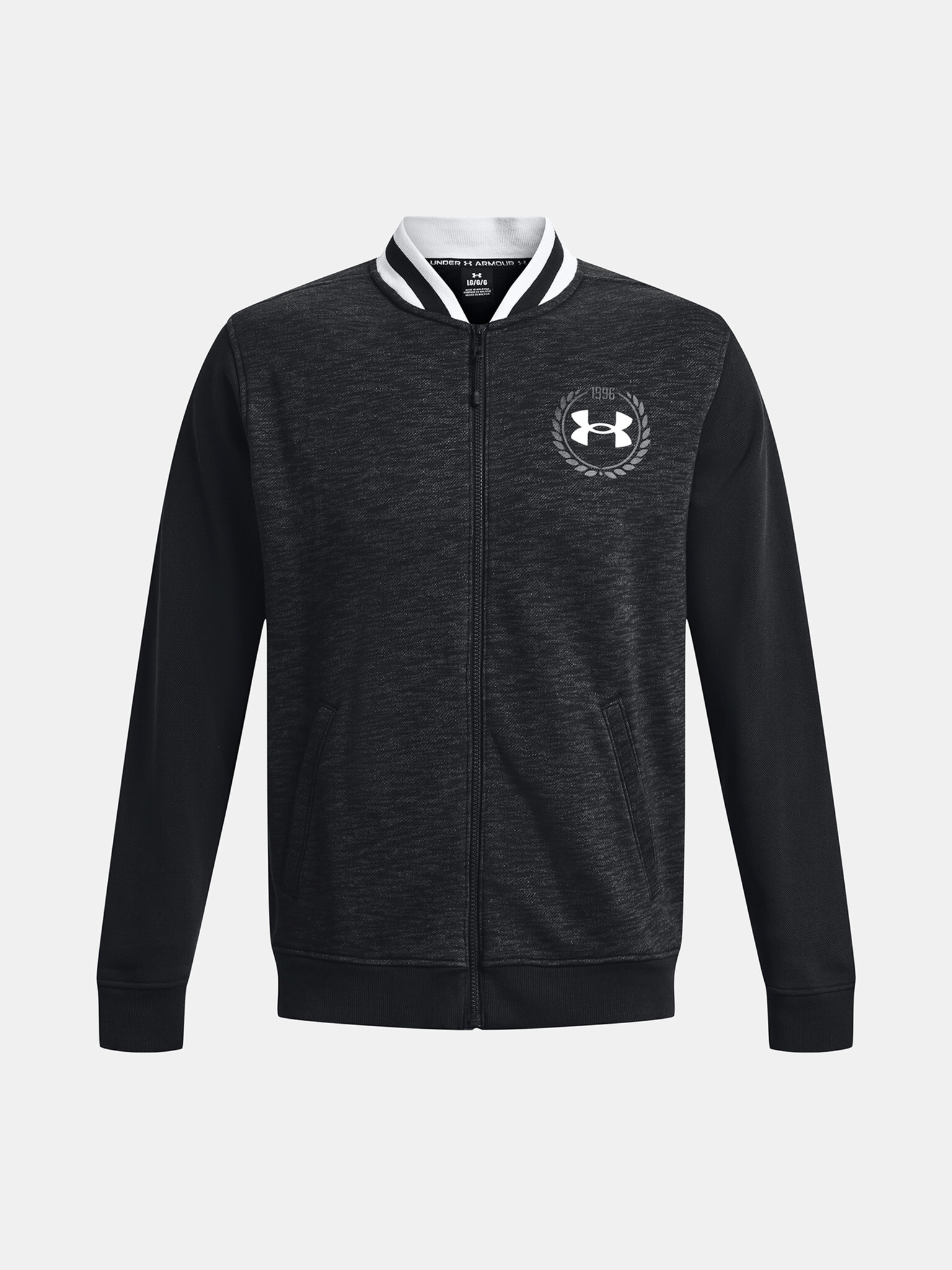 Under Armour UA Essential Heritage Flc FZ Mikina Čierna - Pepit.sk