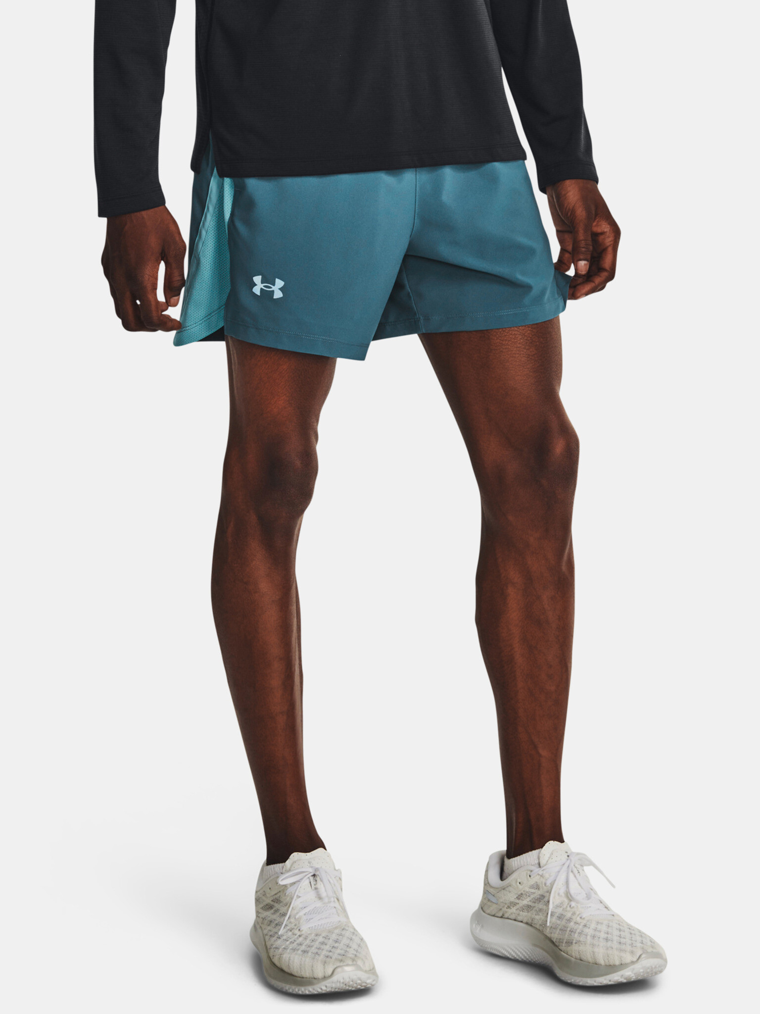 Under Armour UA LAUNCH 5'' SHORT-BLU Kraťasy Modrá - Pepit.sk