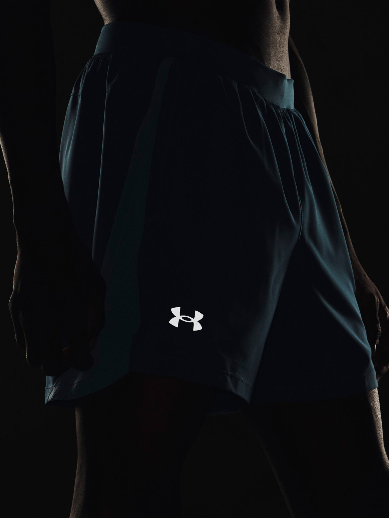 Under Armour UA LAUNCH 5'' SHORT-BLU Kraťasy Modrá - Pepit.sk