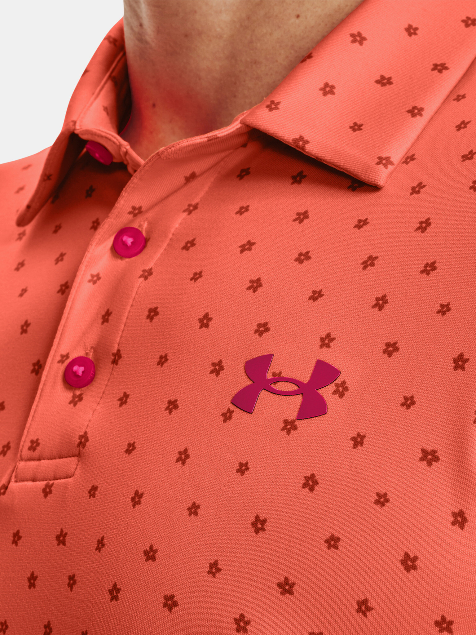 Under Armour UA Playoff Polo 2.0 Polo tričko Oranžová - Pepit.sk