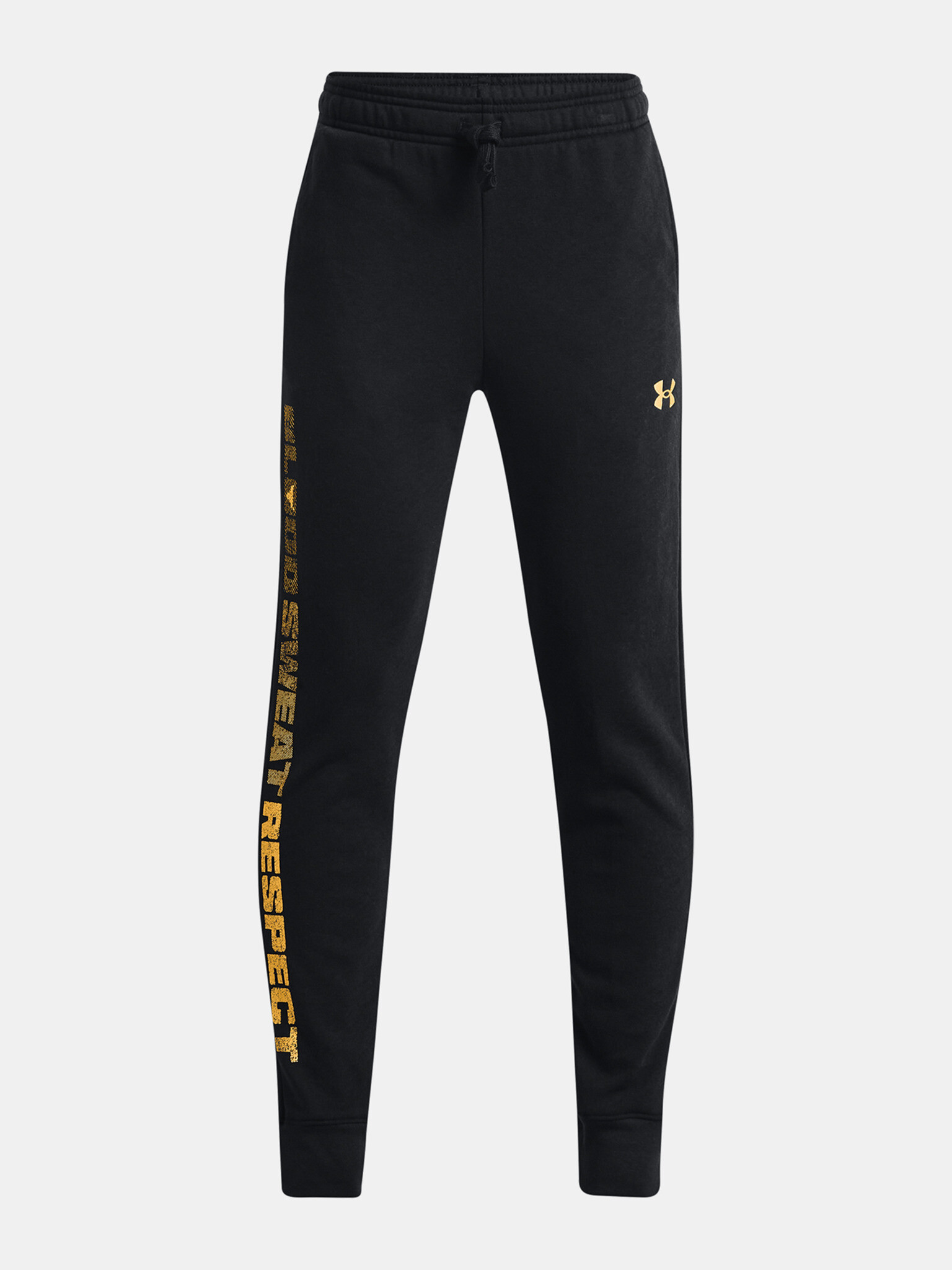 Under Armour UA Project Rock Rival Fleece Tepláky detské Čierna - Pepit.sk