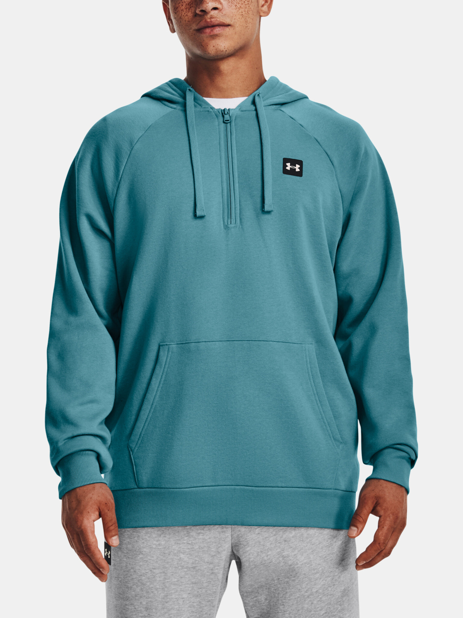 Under Armour UA Rival Fleece 1/2 Zip HD Mikina Modrá - Pepit.sk