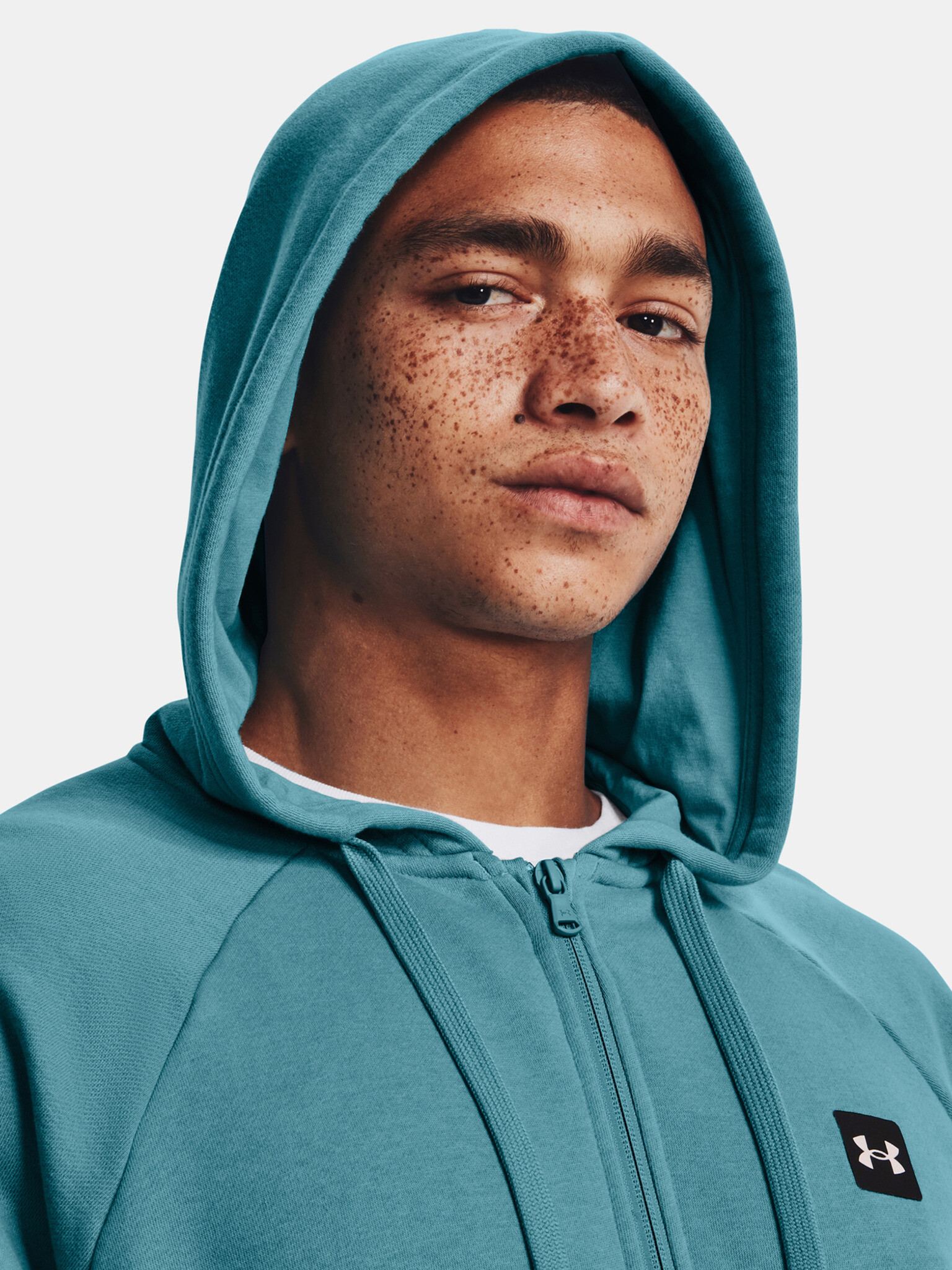 Under Armour UA Rival Fleece 1/2 Zip HD Mikina Modrá - Pepit.sk