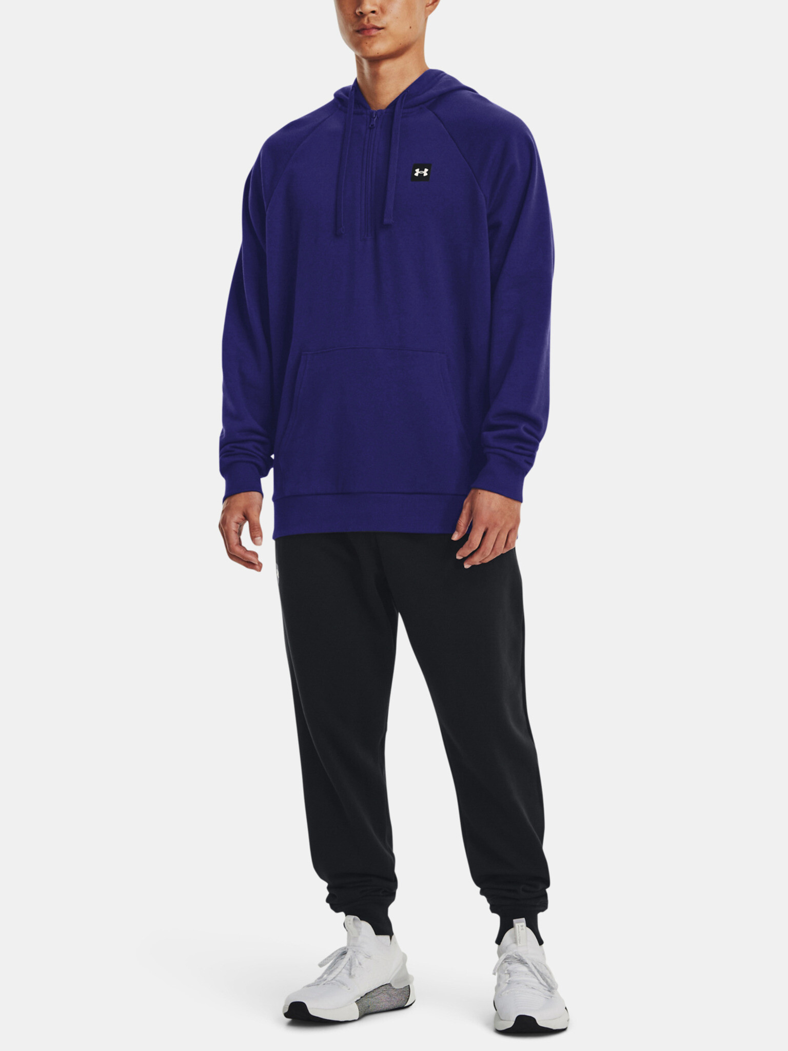 Under Armour UA Rival Fleece 1/2 Zip HD Mikina Modrá - Pepit.sk