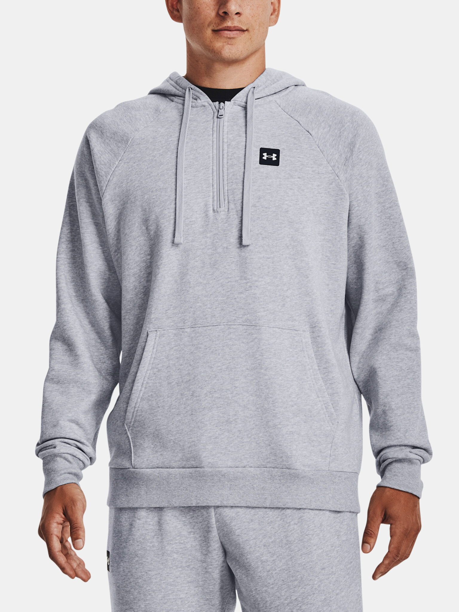 Under Armour UA Rival Fleece 1/2 Zip HD Mikina Šedá - Pepit.sk