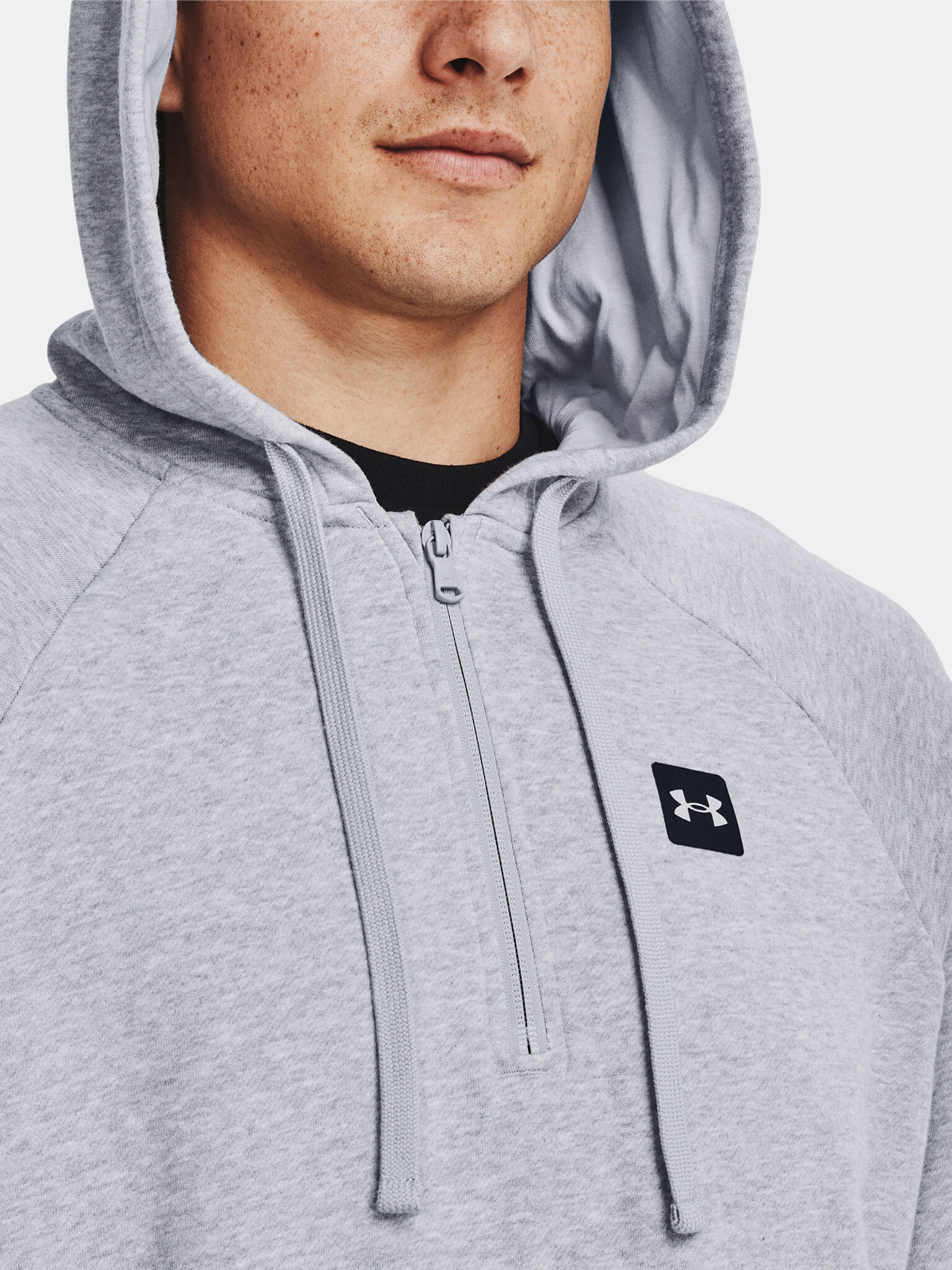 Under Armour UA Rival Fleece 1/2 Zip HD Mikina Šedá - Pepit.sk