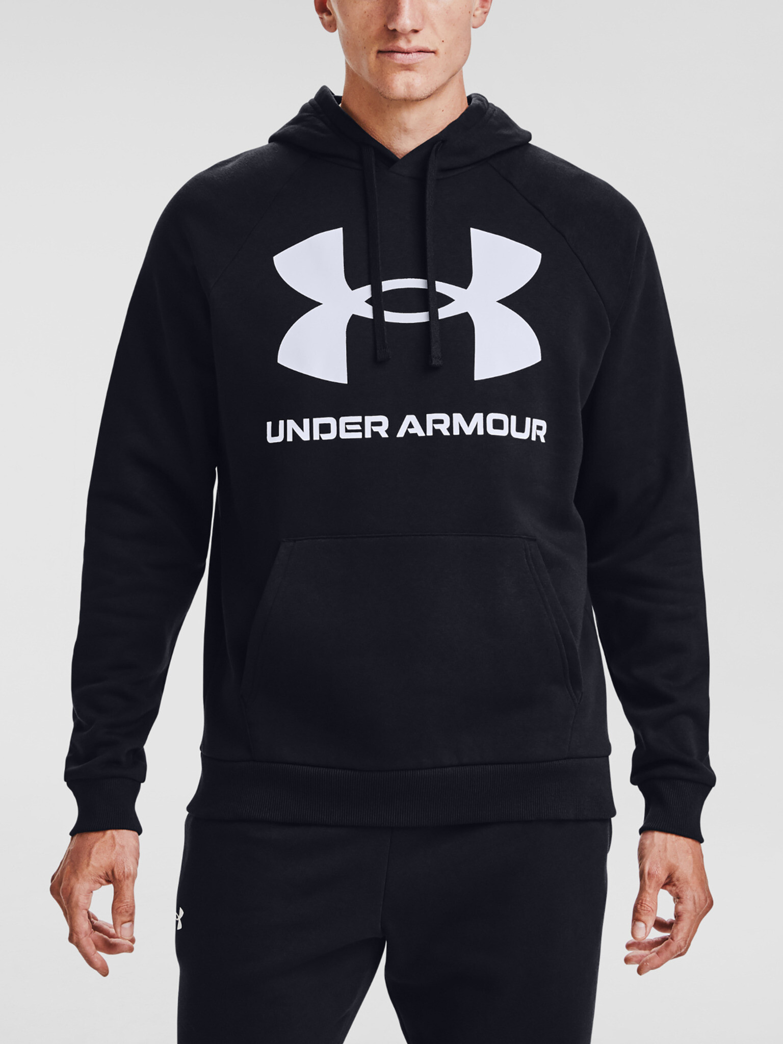 Under Armour UA Rival Fleece Big Logo HD Mikina Čierna - Pepit.sk