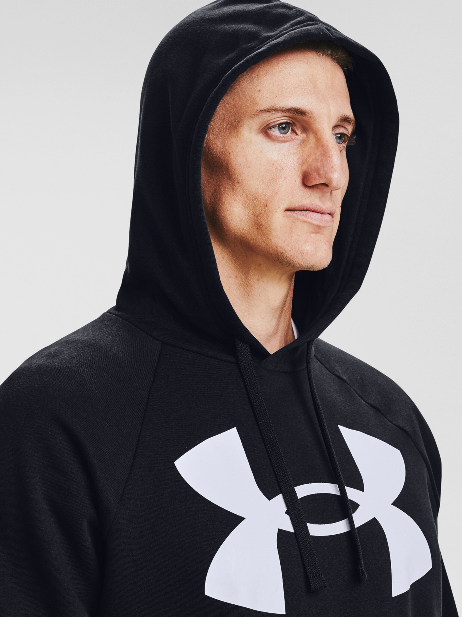 Under Armour UA Rival Fleece Big Logo HD Mikina Čierna - Pepit.sk