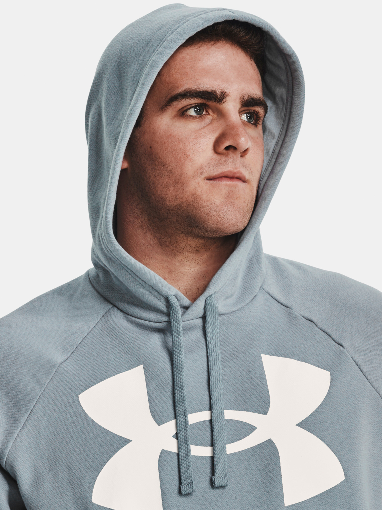 Under Armour UA Rival Fleece Big Logo HD Mikina Modrá - Pepit.sk