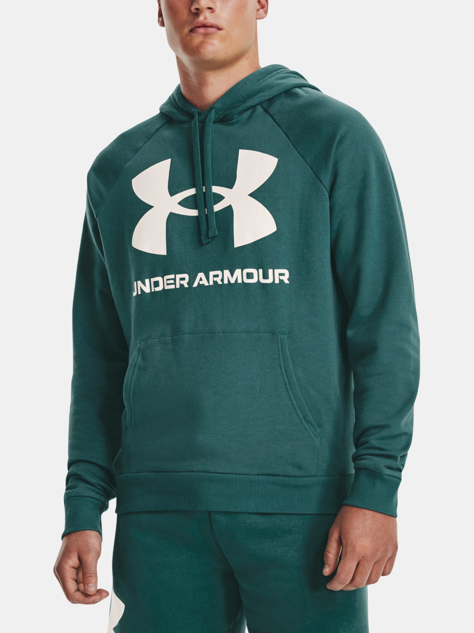 Under Armour UA Rival Fleece Big Logo HD Mikina Modrá - Pepit.sk