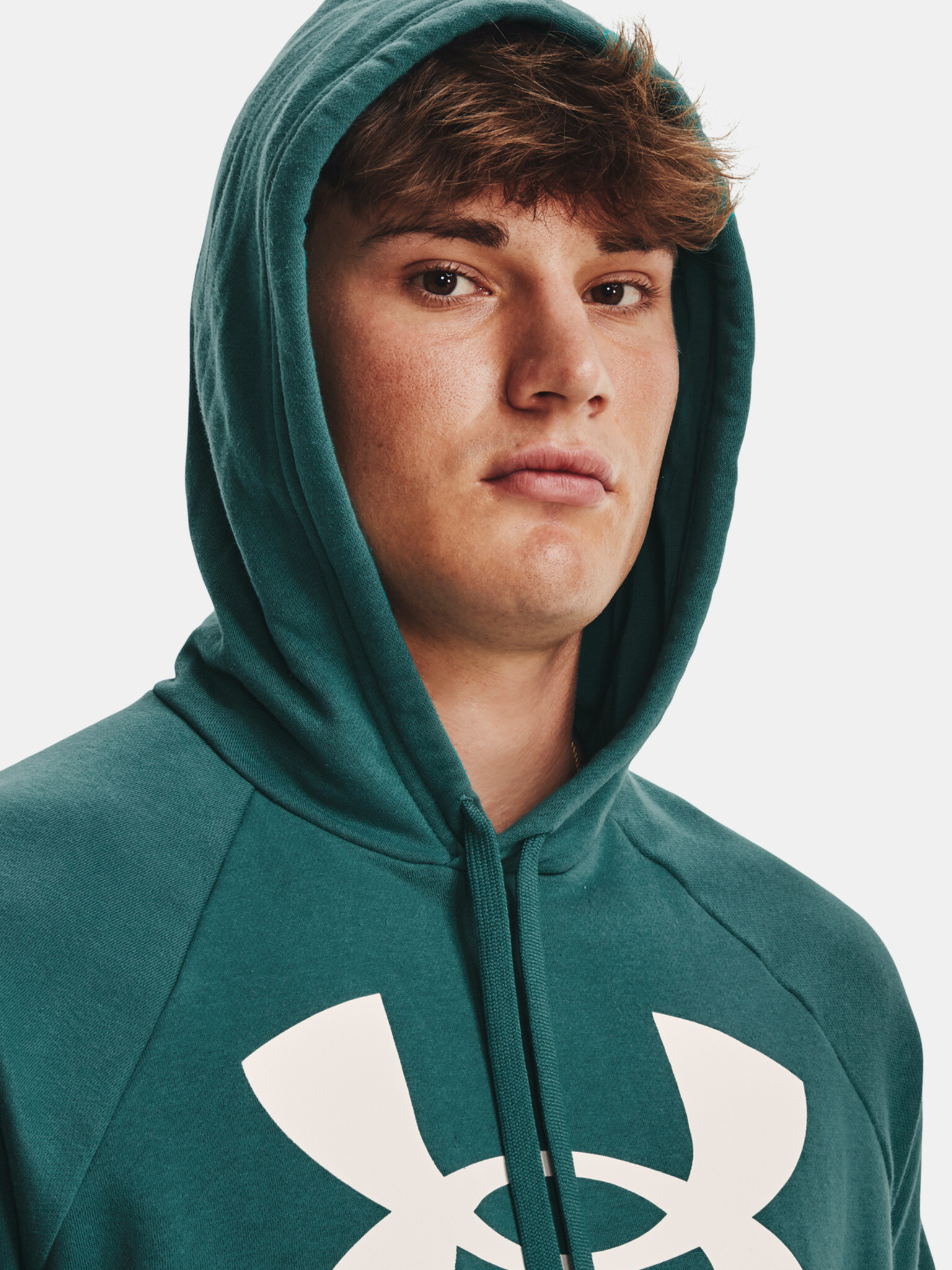 Under Armour UA Rival Fleece Big Logo HD Mikina Modrá - Pepit.sk