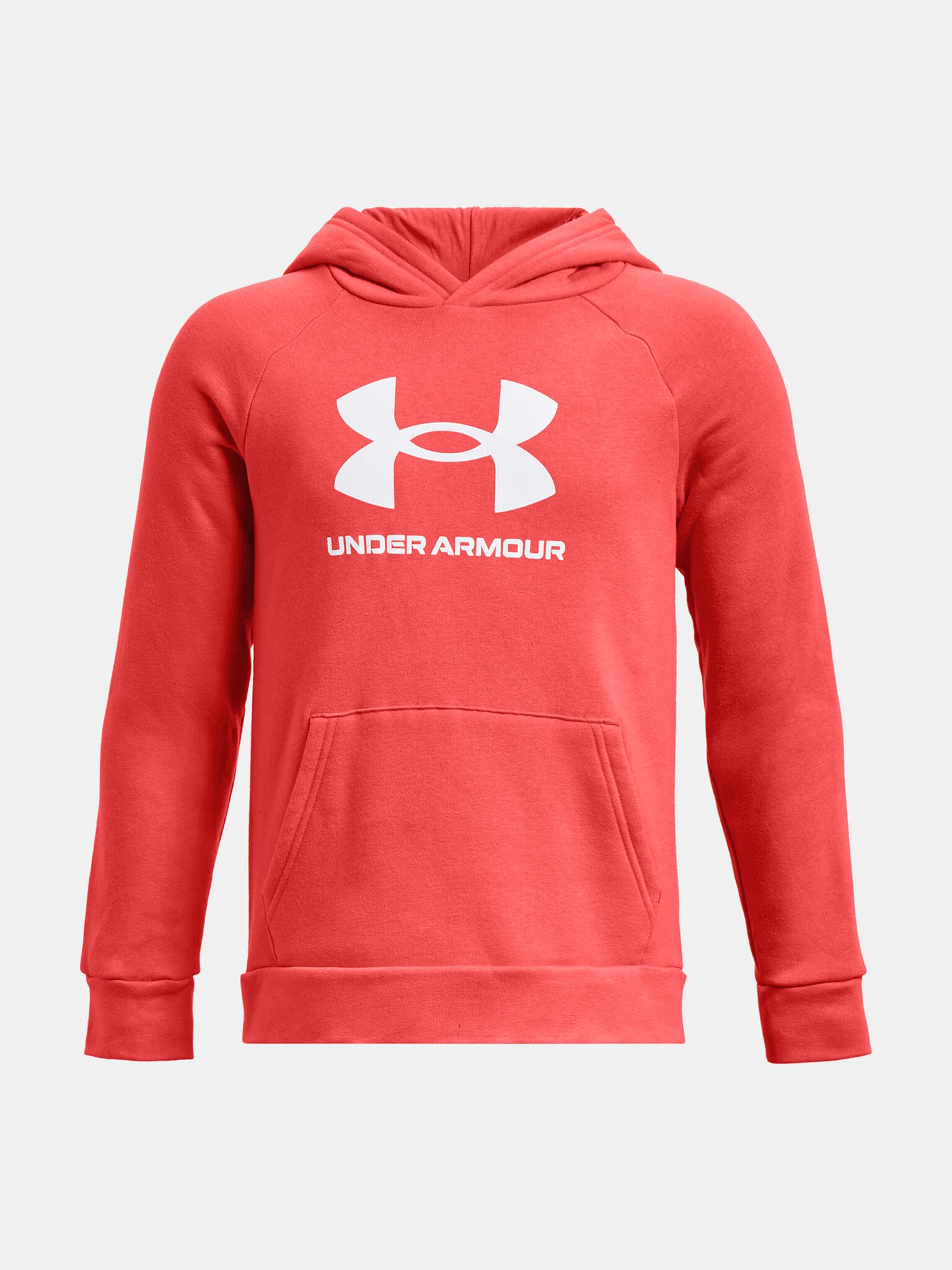 Under Armour UA Rival Fleece BL Hoodie Mikina detská Červená - Pepit.sk