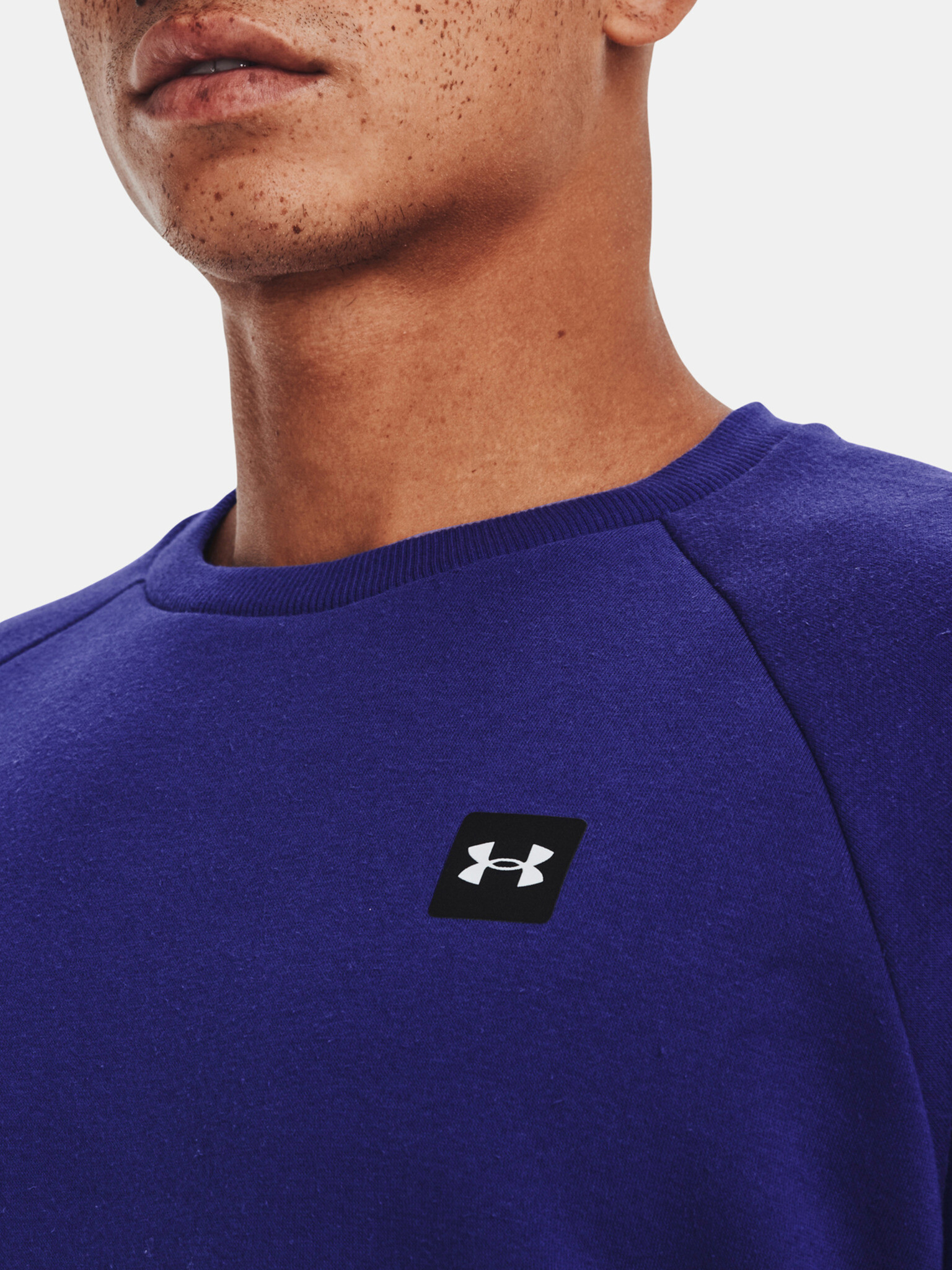 Under Armour UA Rival Fleece Crew-BLU Mikina Modrá - Pepit.sk