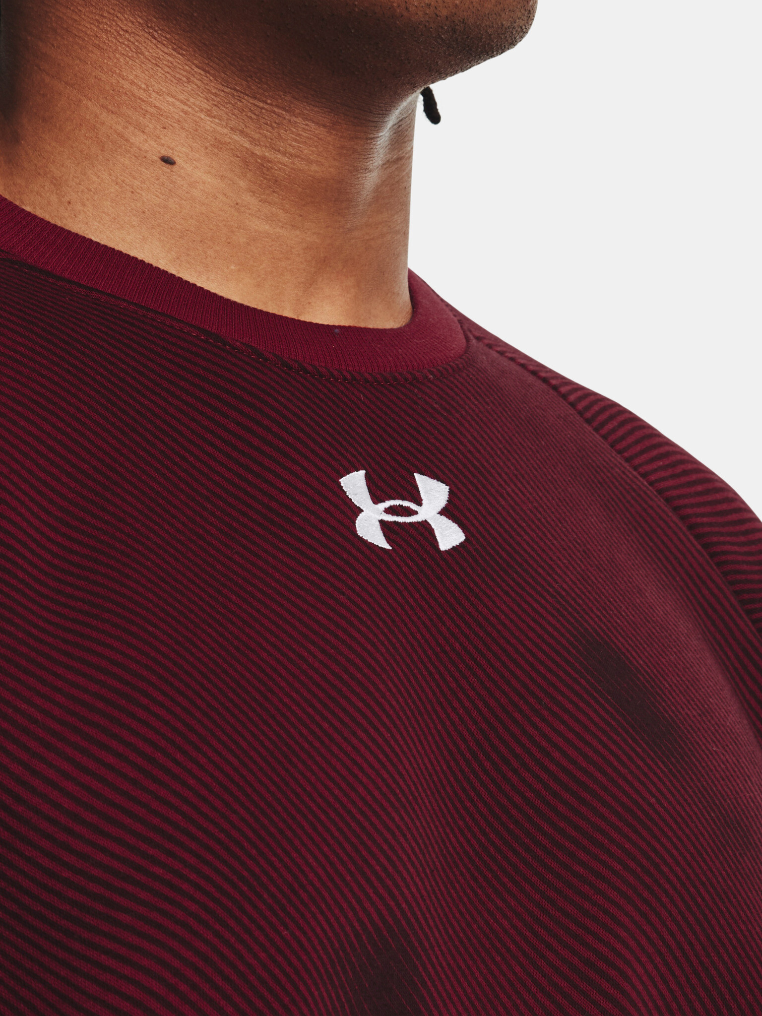 Under Armour UA Rival Fleece Mikina Červená - Pepit.sk